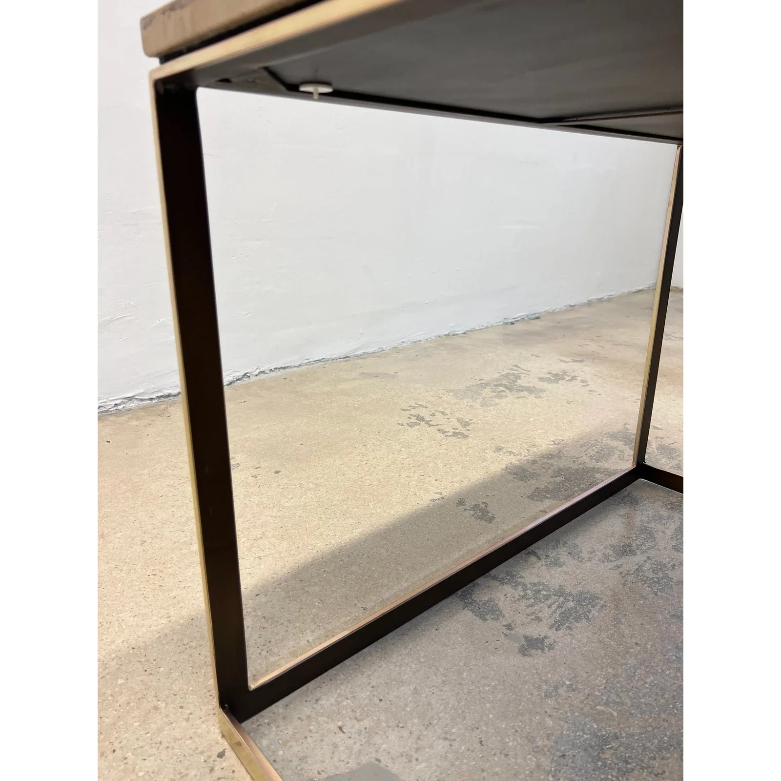 mitchell-gold-bob-williams-travertine-and-brass-bronze-side-table-3888