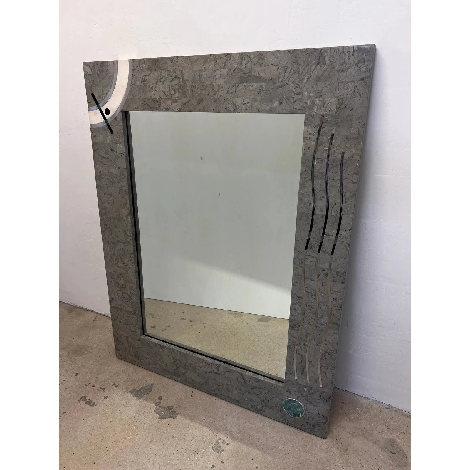 contemporary-tessellated-stone-and-chrome-inlay-mirror-by-oggetti-1192