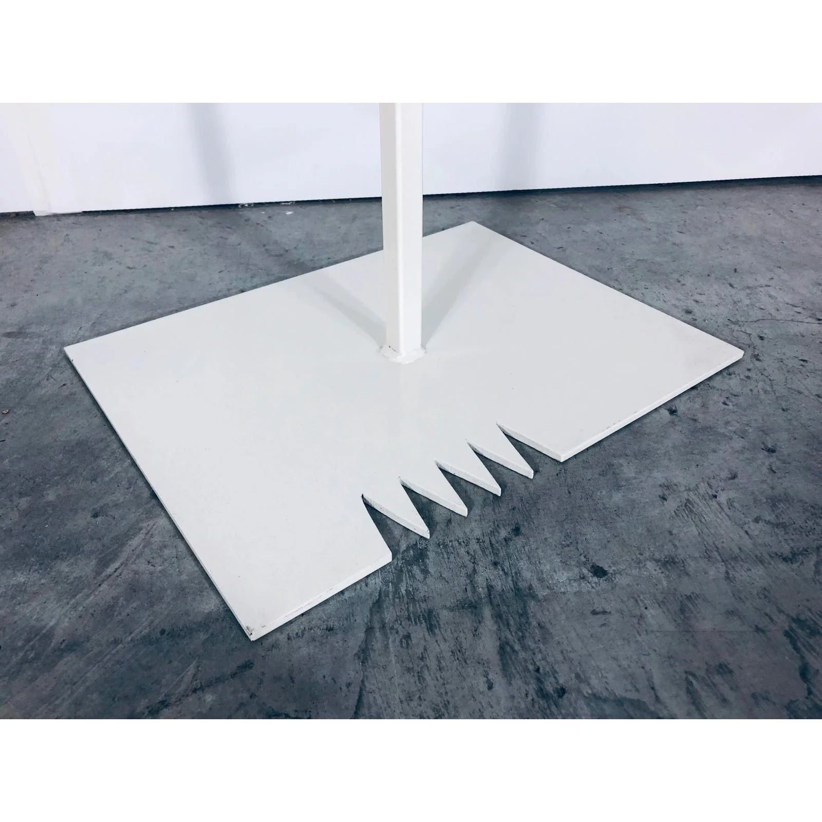 artist-signed-white-lacquered-steel-side-table-6321
