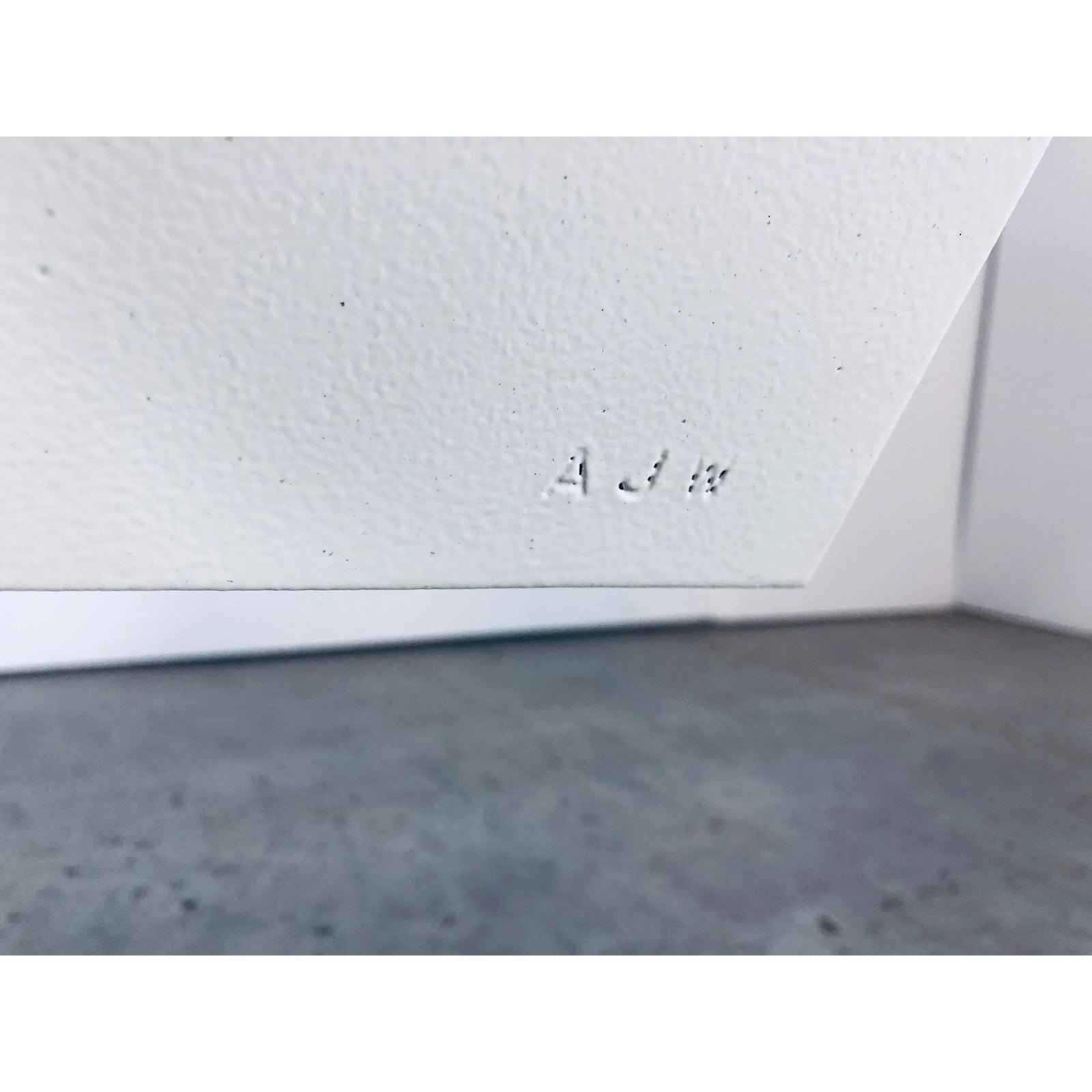 artist-signed-white-lacquered-steel-side-table-4650