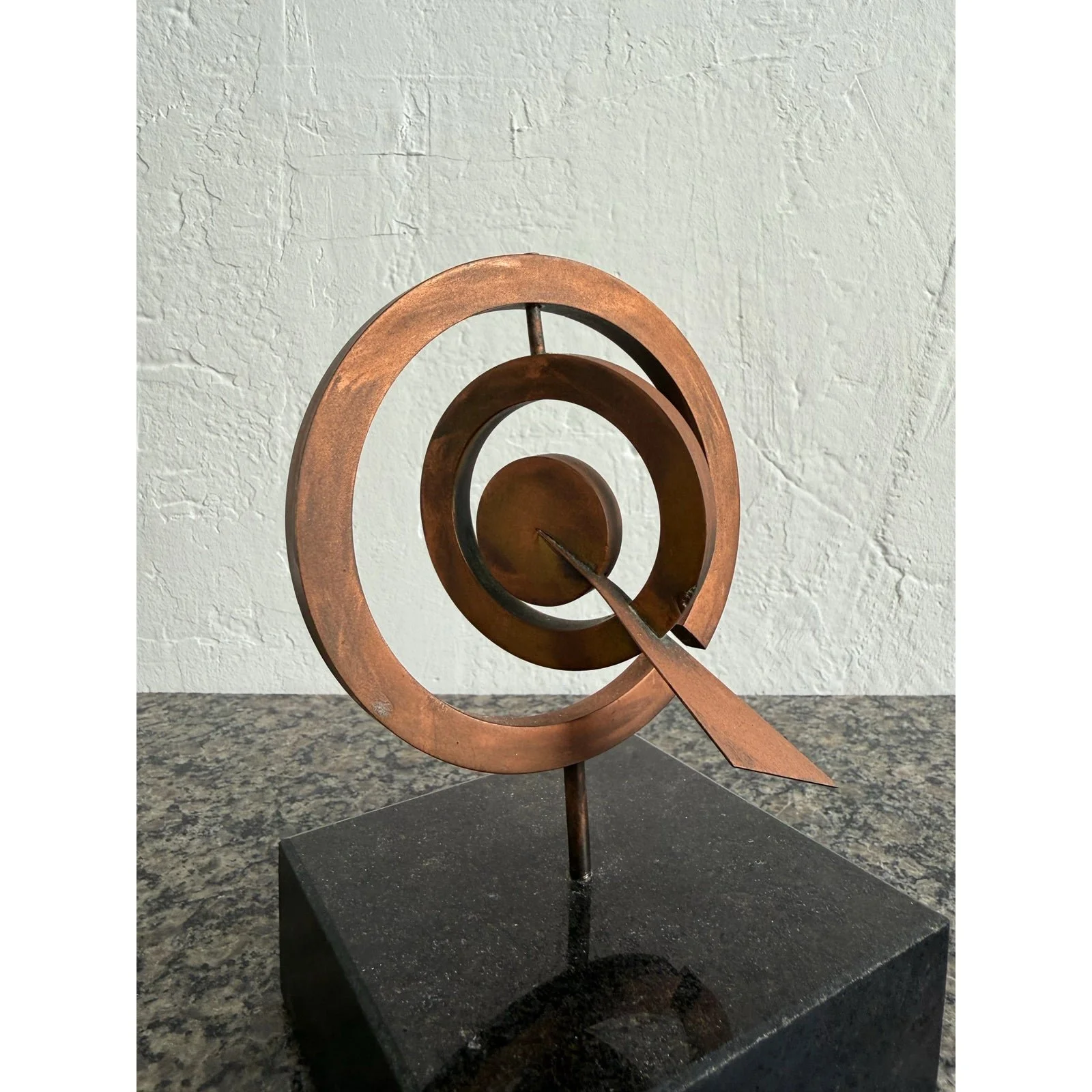 pietrina-checcacci-brazilian-modern-kinetic-copper-sculpture-on-black-granite-base-9966