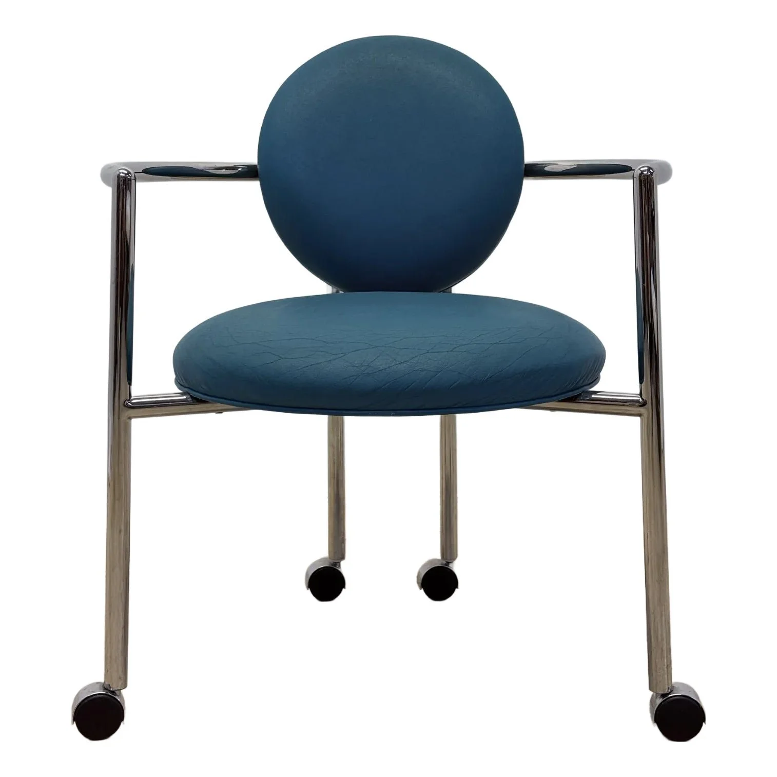 stanley-j-friedman-moon-chair-on-casters-for-brueton-6861