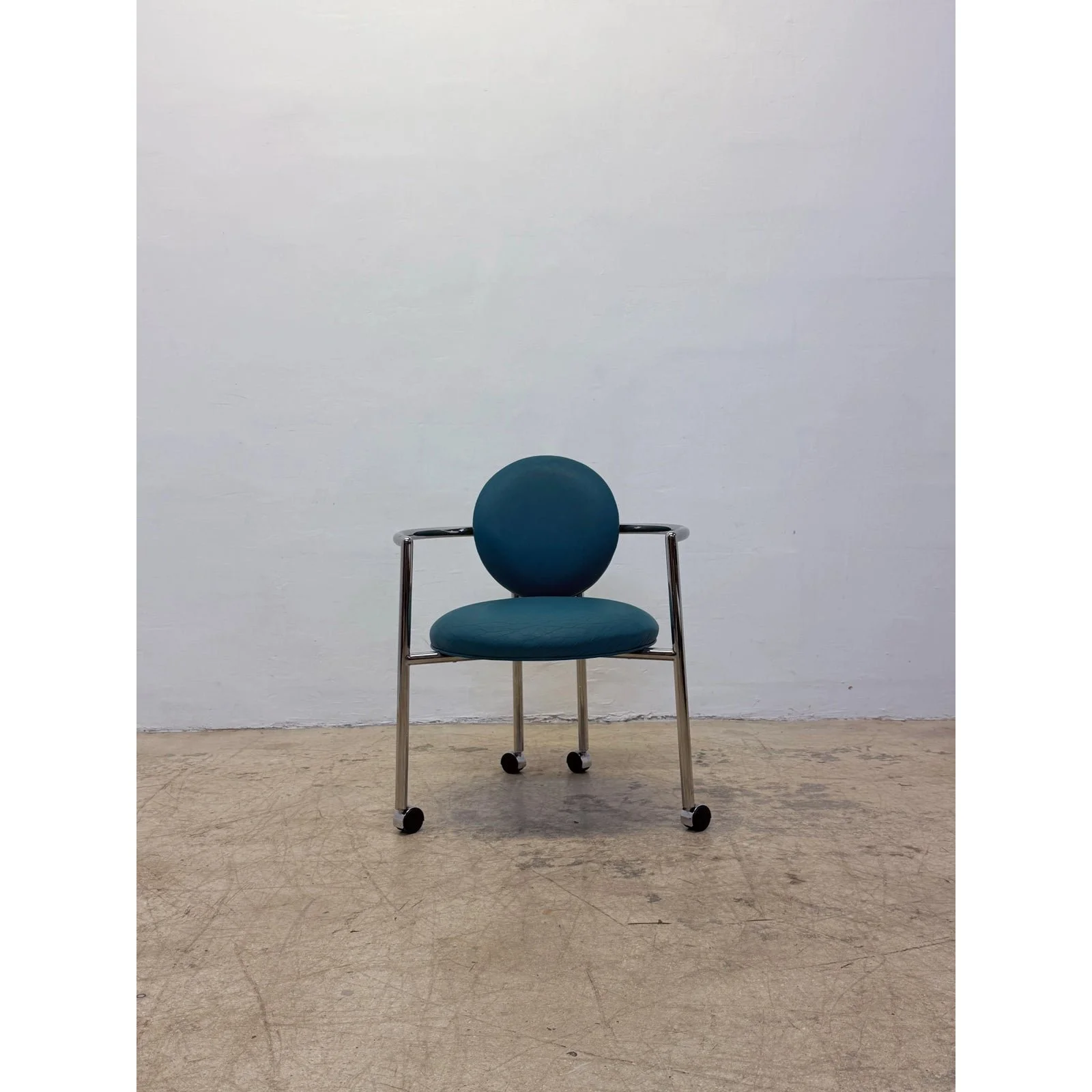 stanley-j-friedman-moon-chair-on-casters-for-brueton-1397