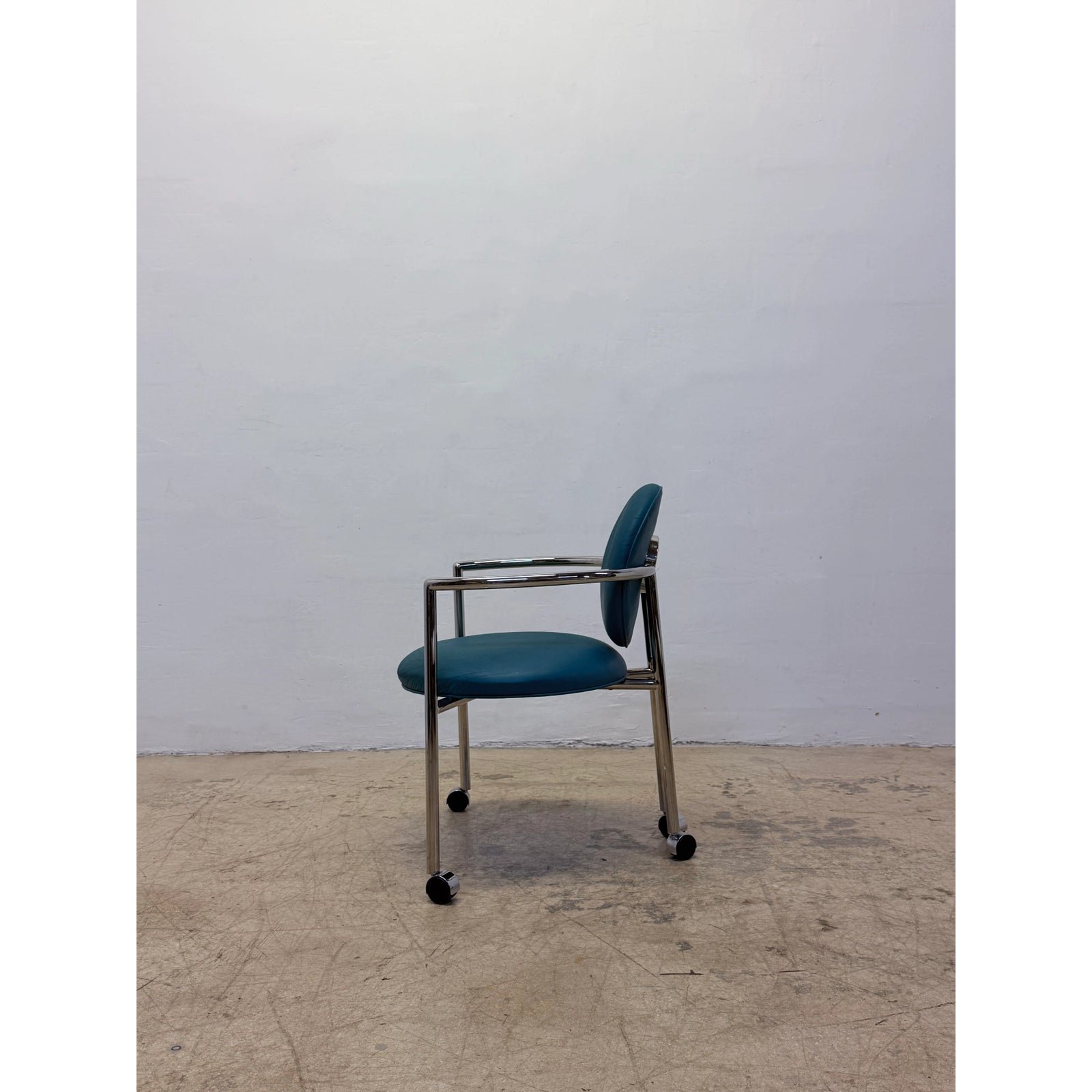 stanley-j-friedman-moon-chair-on-casters-for-brueton-2780