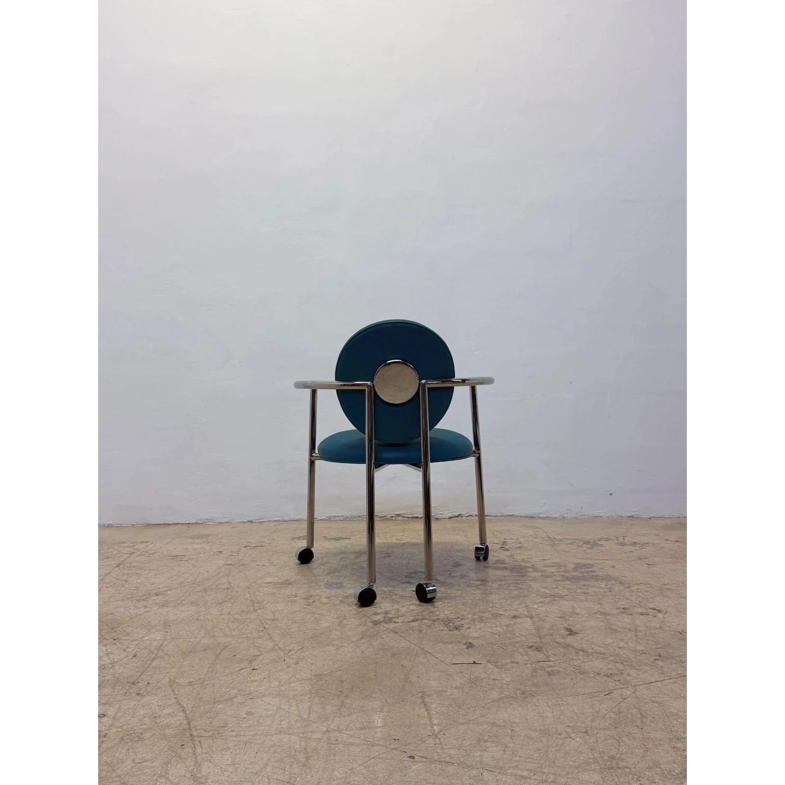 stanley-j-friedman-moon-chair-on-casters-for-brueton-9770