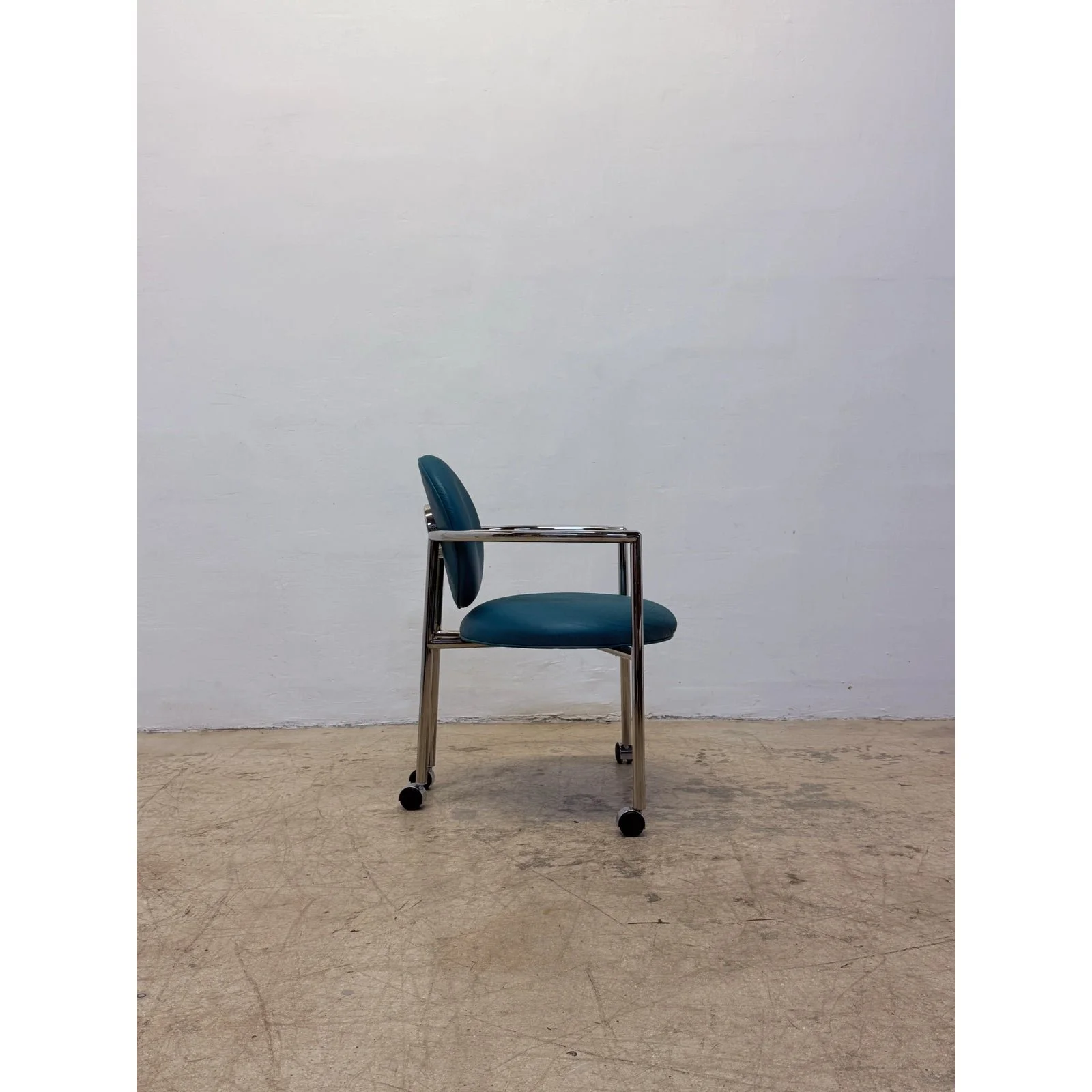 stanley-j-friedman-moon-chair-on-casters-for-brueton-7603