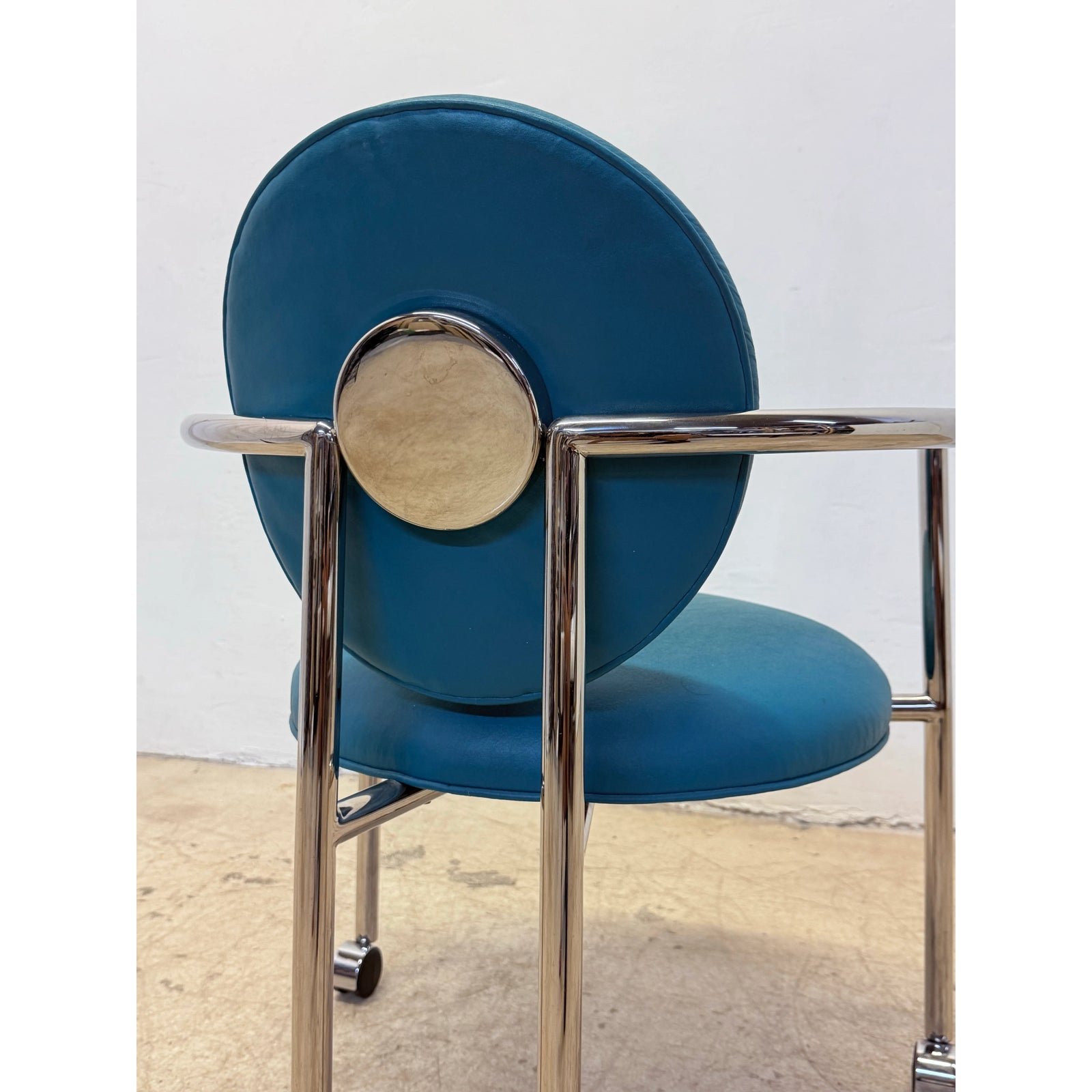 stanley-j-friedman-moon-chair-on-casters-for-brueton-4208