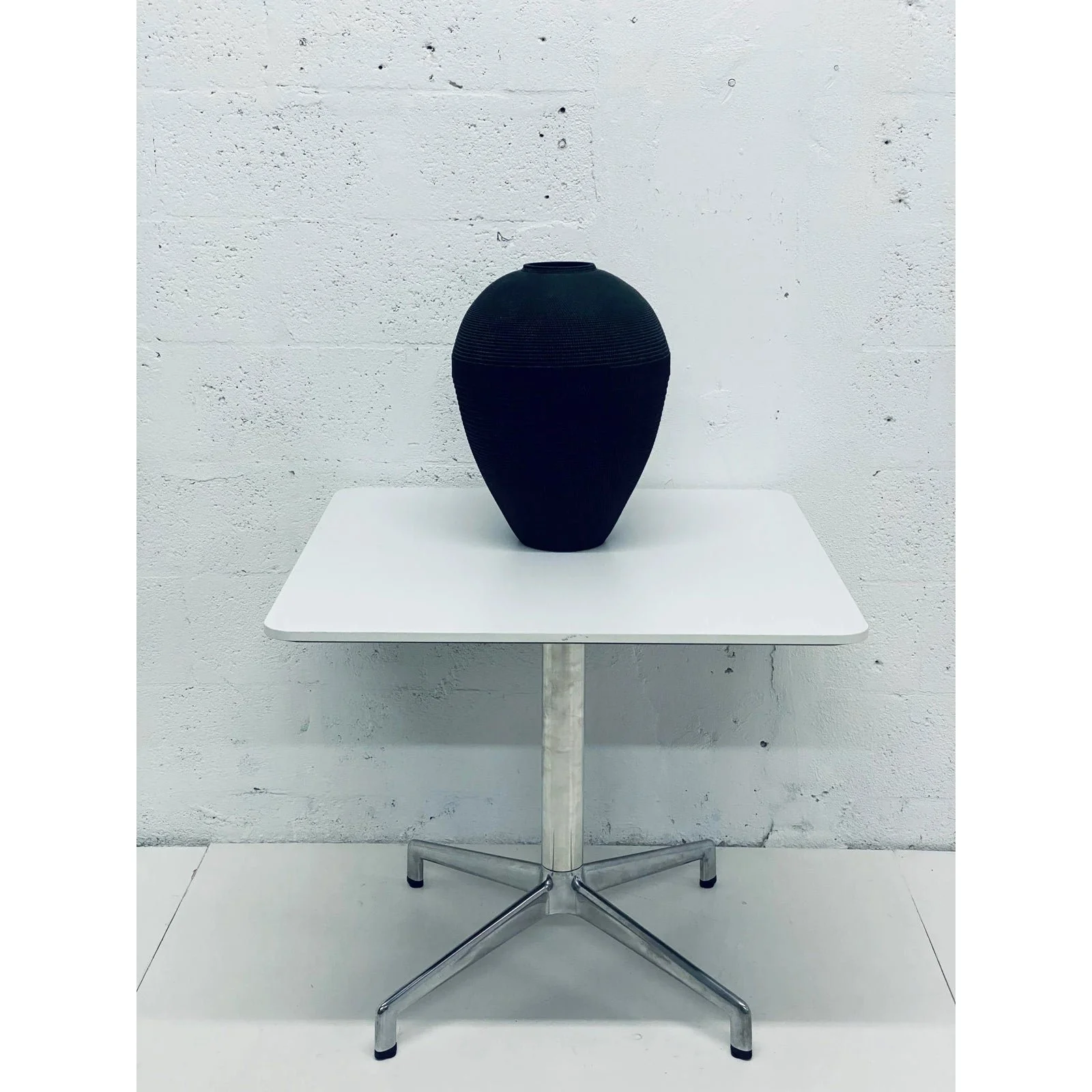 postmodern-black-corrugated-cardboard-vase-by-flute-chicago-6050