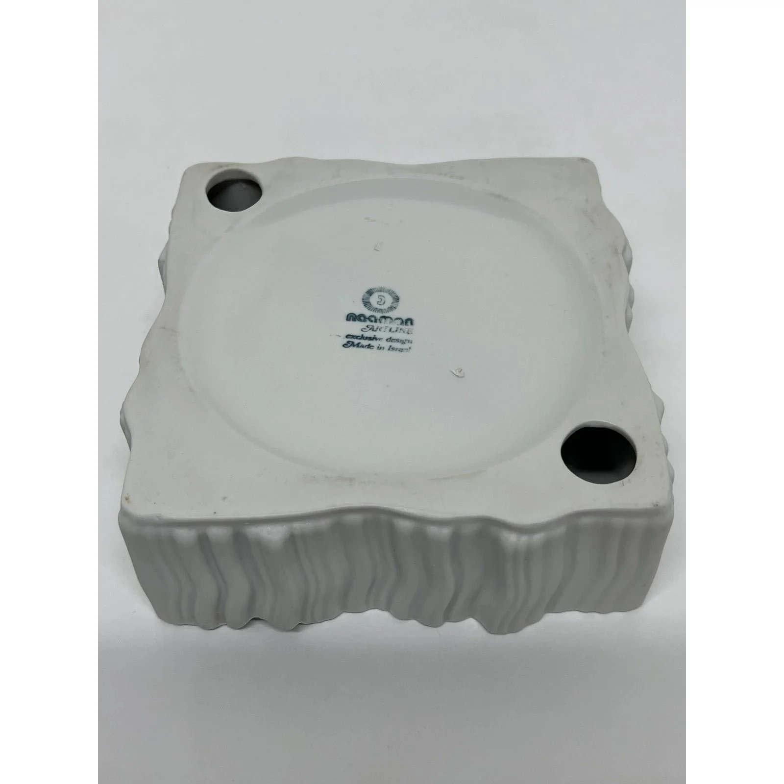 modern-white-porcelain-ashtray-or-catchall-by-naaman-israel-1990