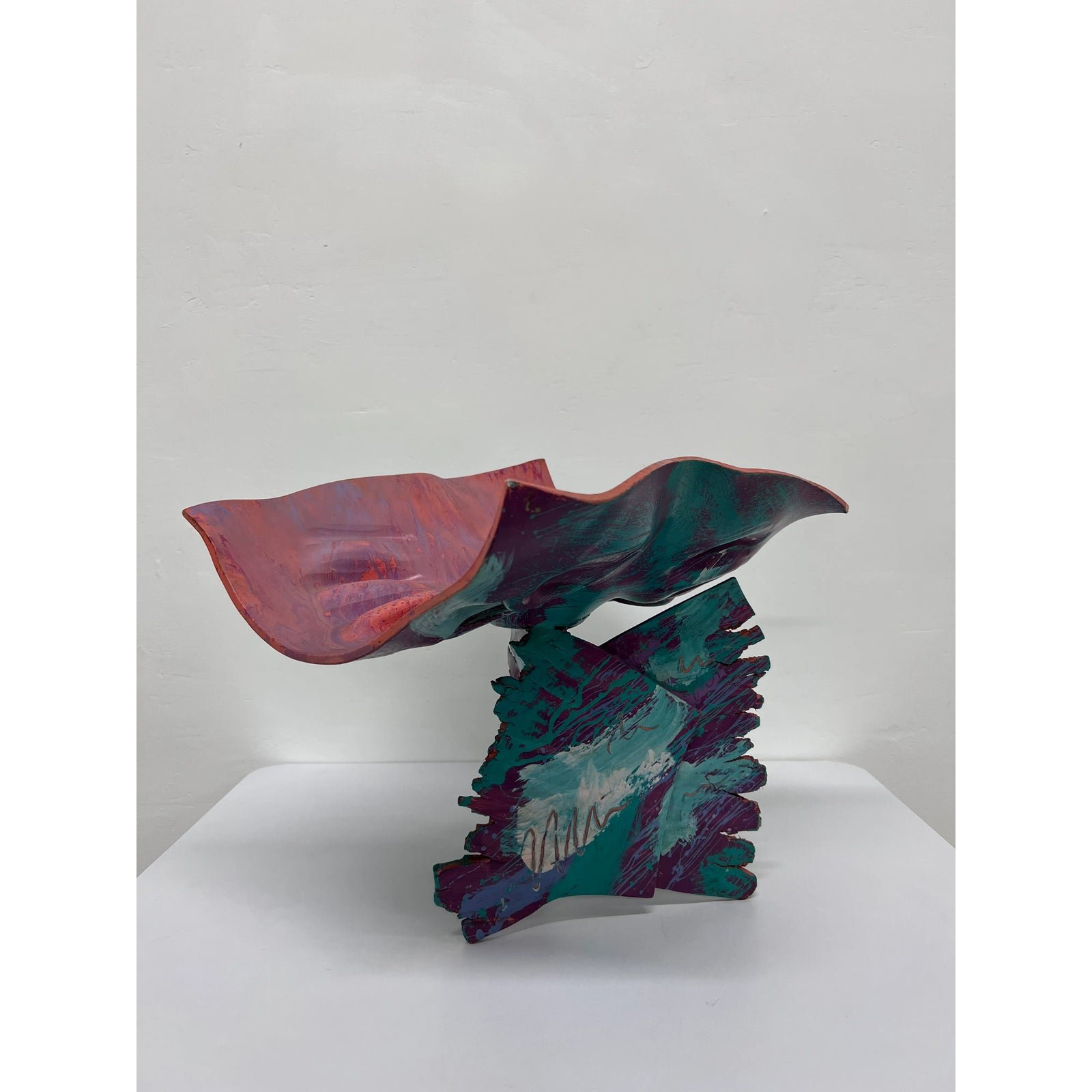 90s-modern-graffiti-art-bowl-sculpture-signed-by-artist-1990-5841