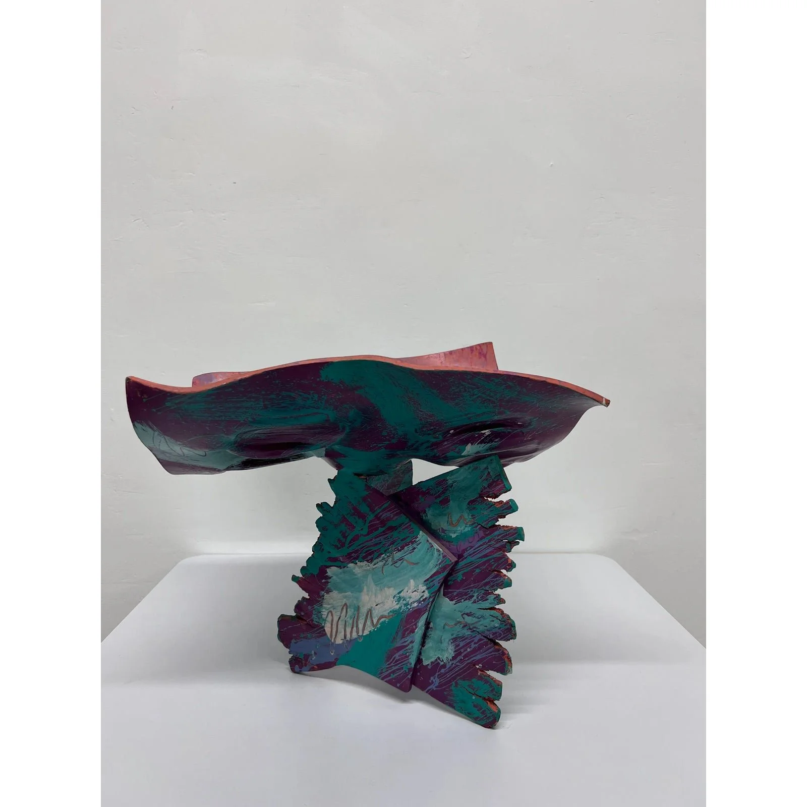 90s-modern-graffiti-art-bowl-sculpture-signed-by-artist-1990-4235
