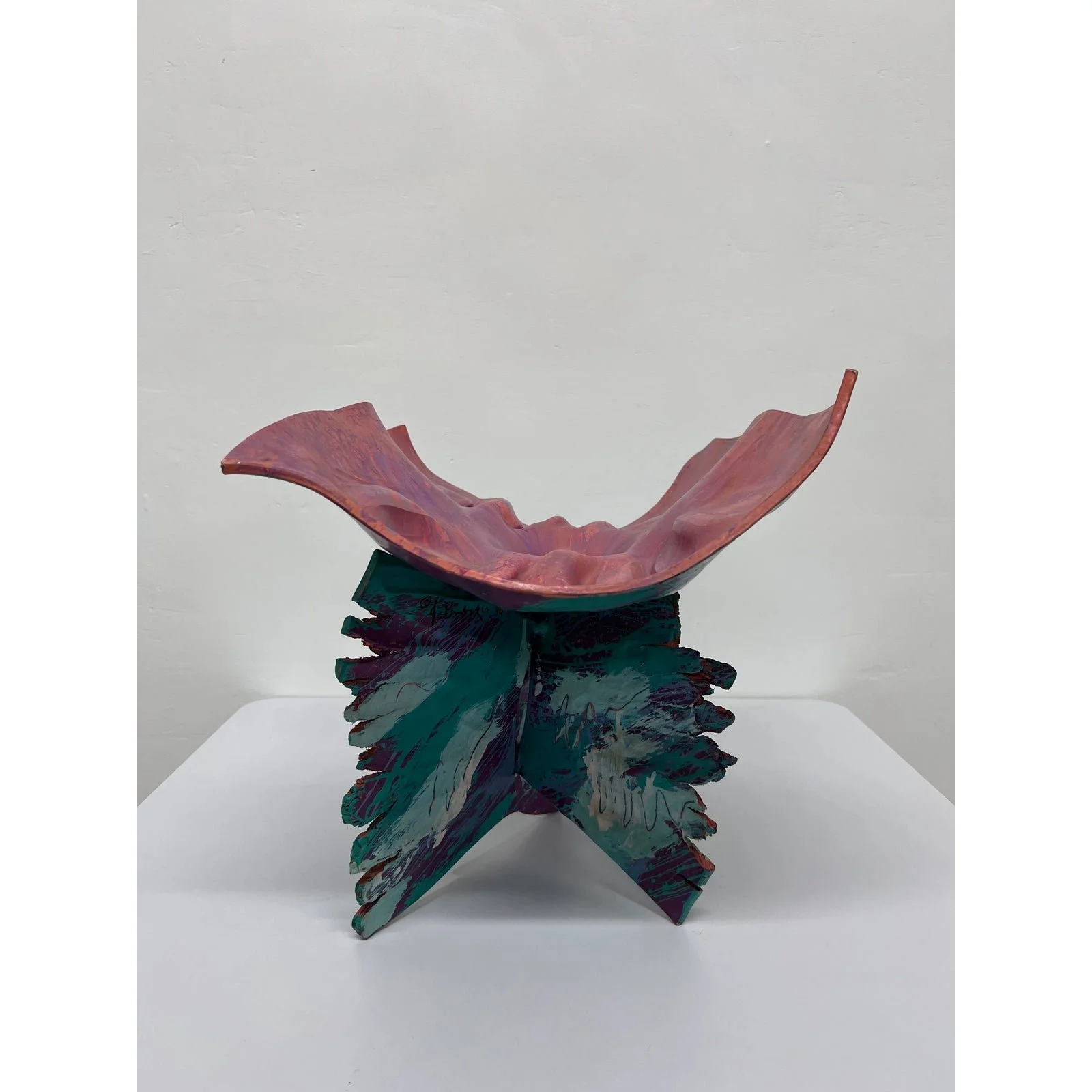 90s-modern-graffiti-art-bowl-sculpture-signed-by-artist-1990-9834