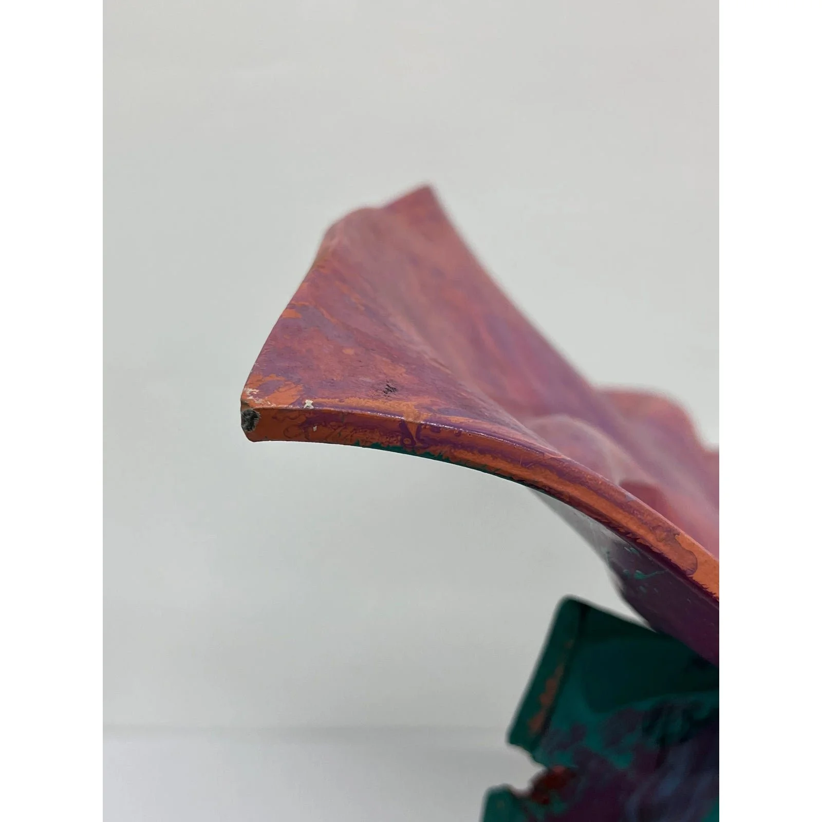 90s-modern-graffiti-art-bowl-sculpture-signed-by-artist-1990-4126