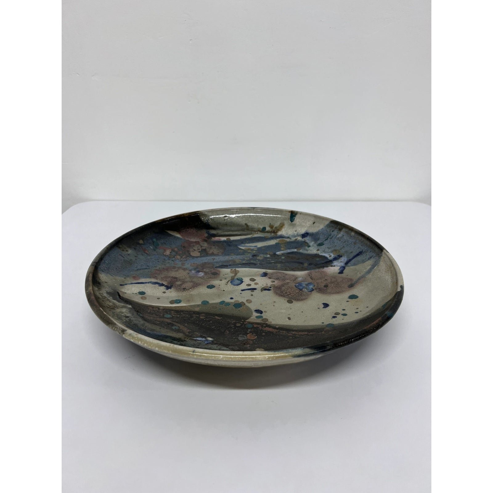mid-century-glazed-studio-pottery-ceramic-charger-or-plate-signed-5809
