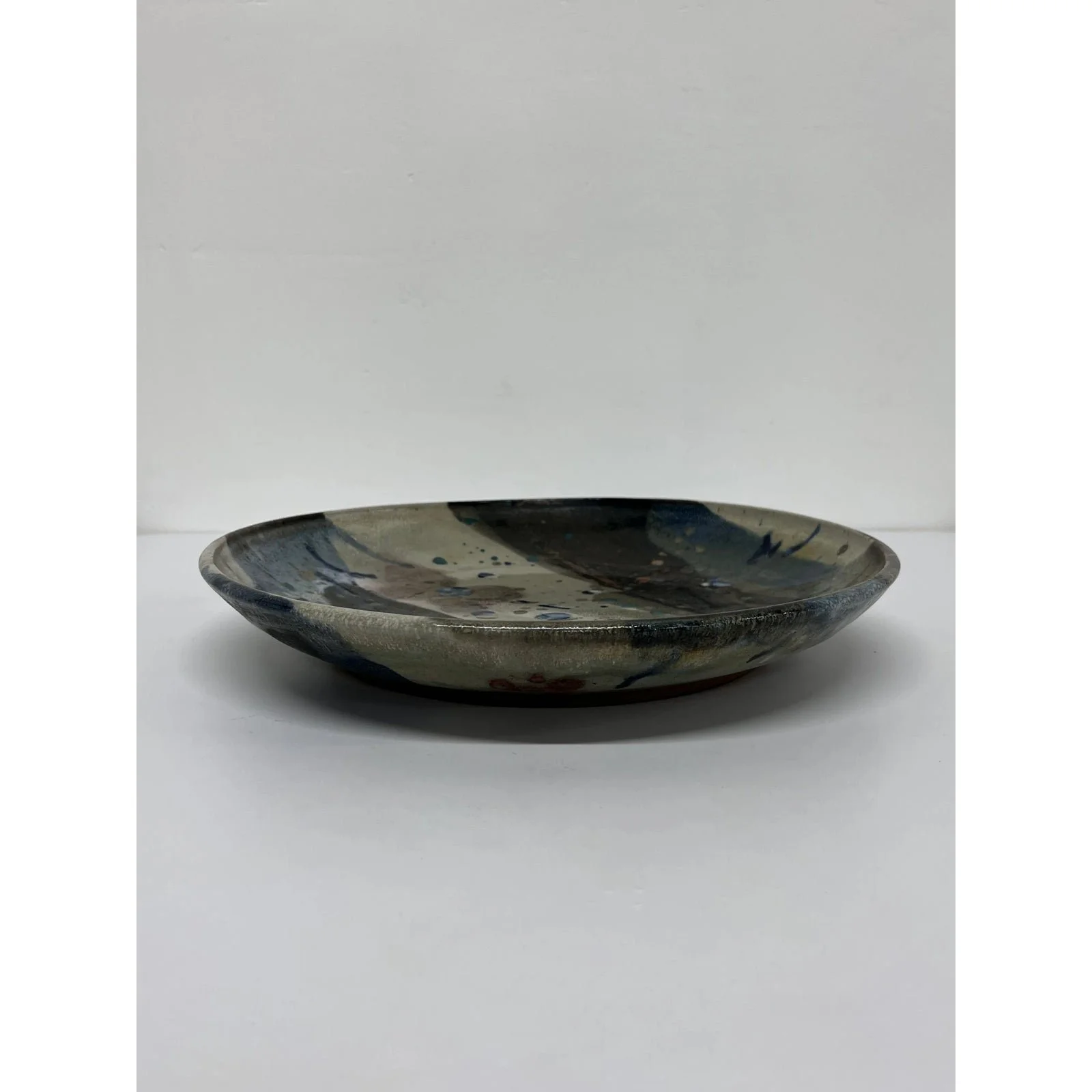 mid-century-glazed-studio-pottery-ceramic-charger-or-plate-signed-7551