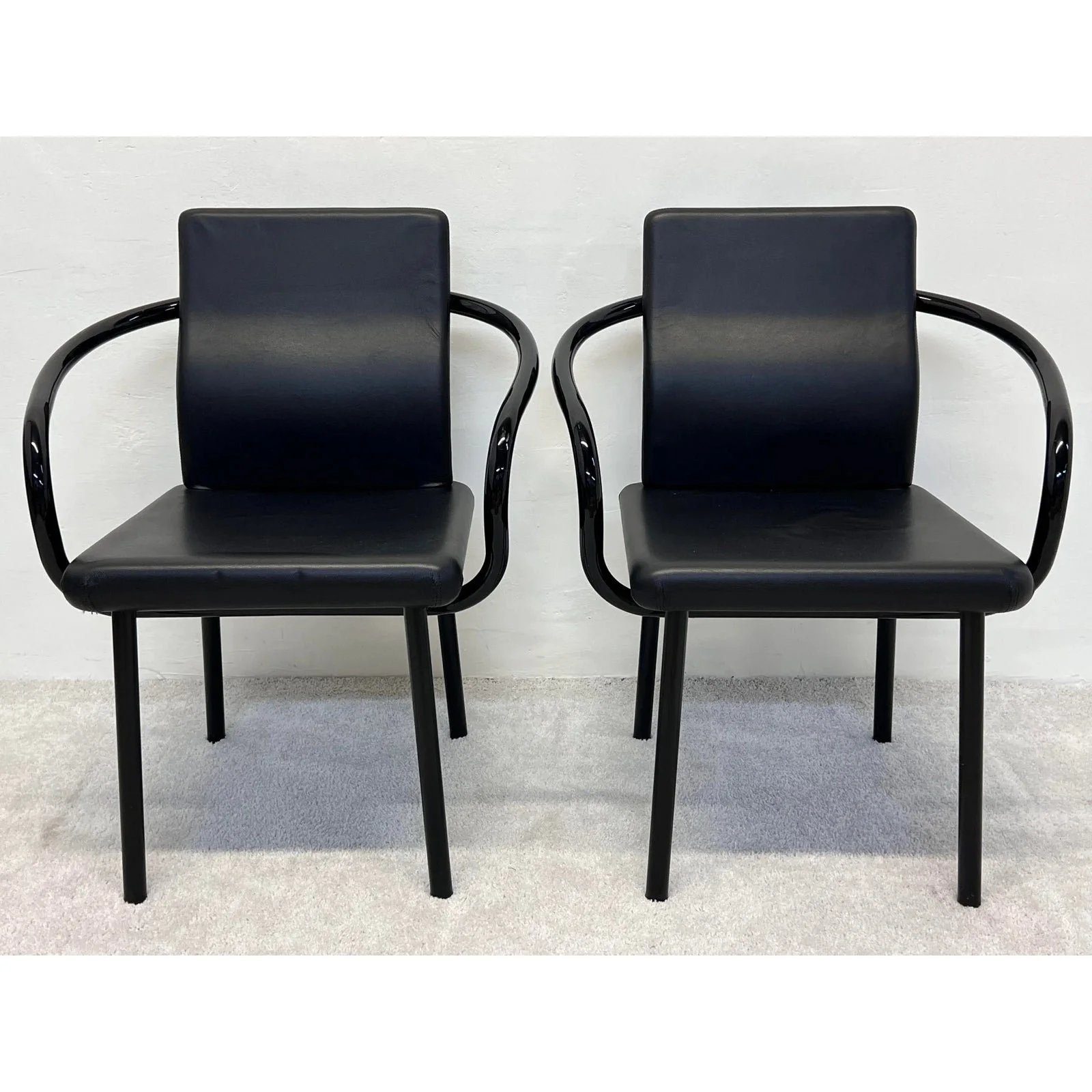 ettore-sottsass-mandarin-black-eco-leather-dining-chairs-for-knoll-a-pair-9759