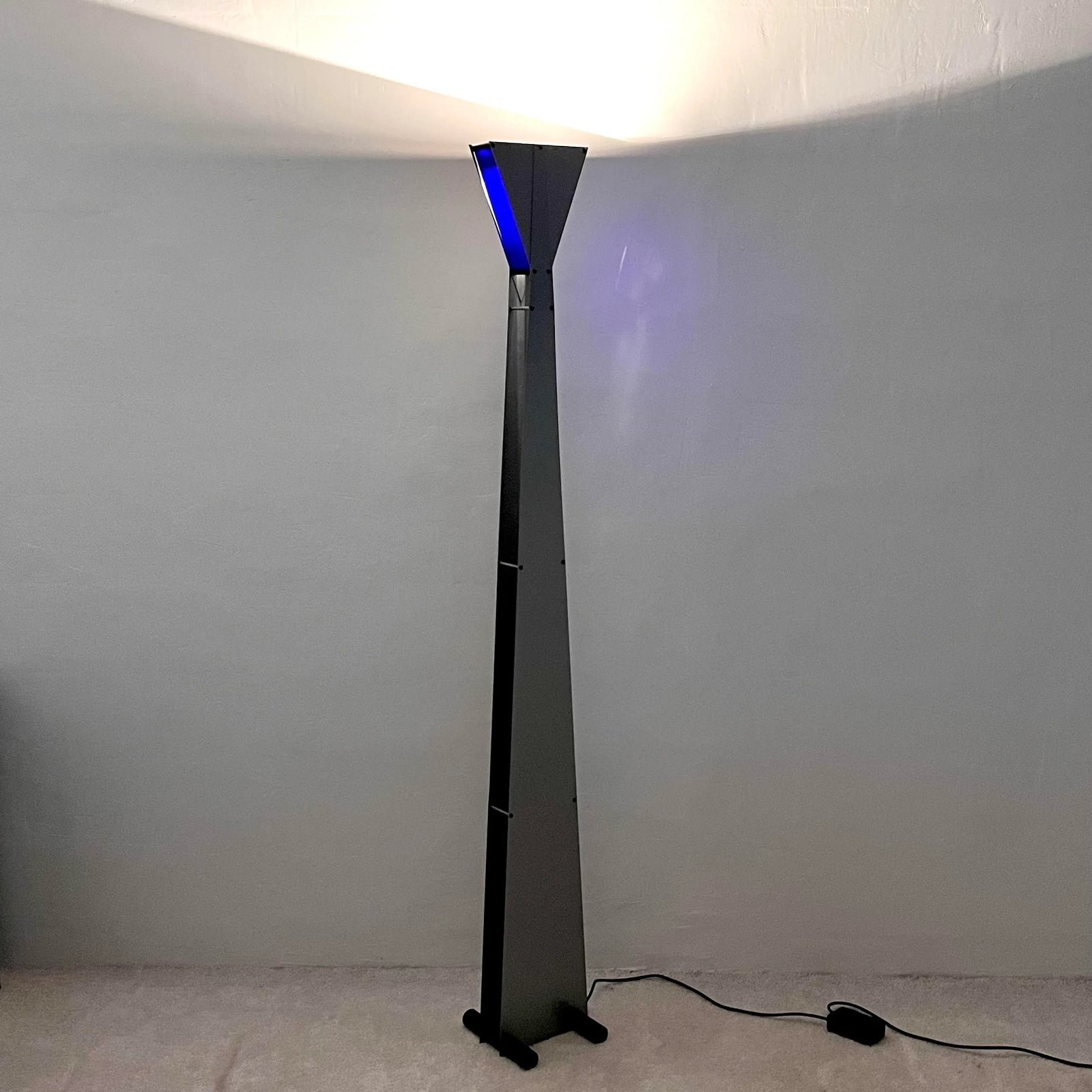 postmodern-steel-and-blue-glass-halogen-torchiere-floor-lamp-1980