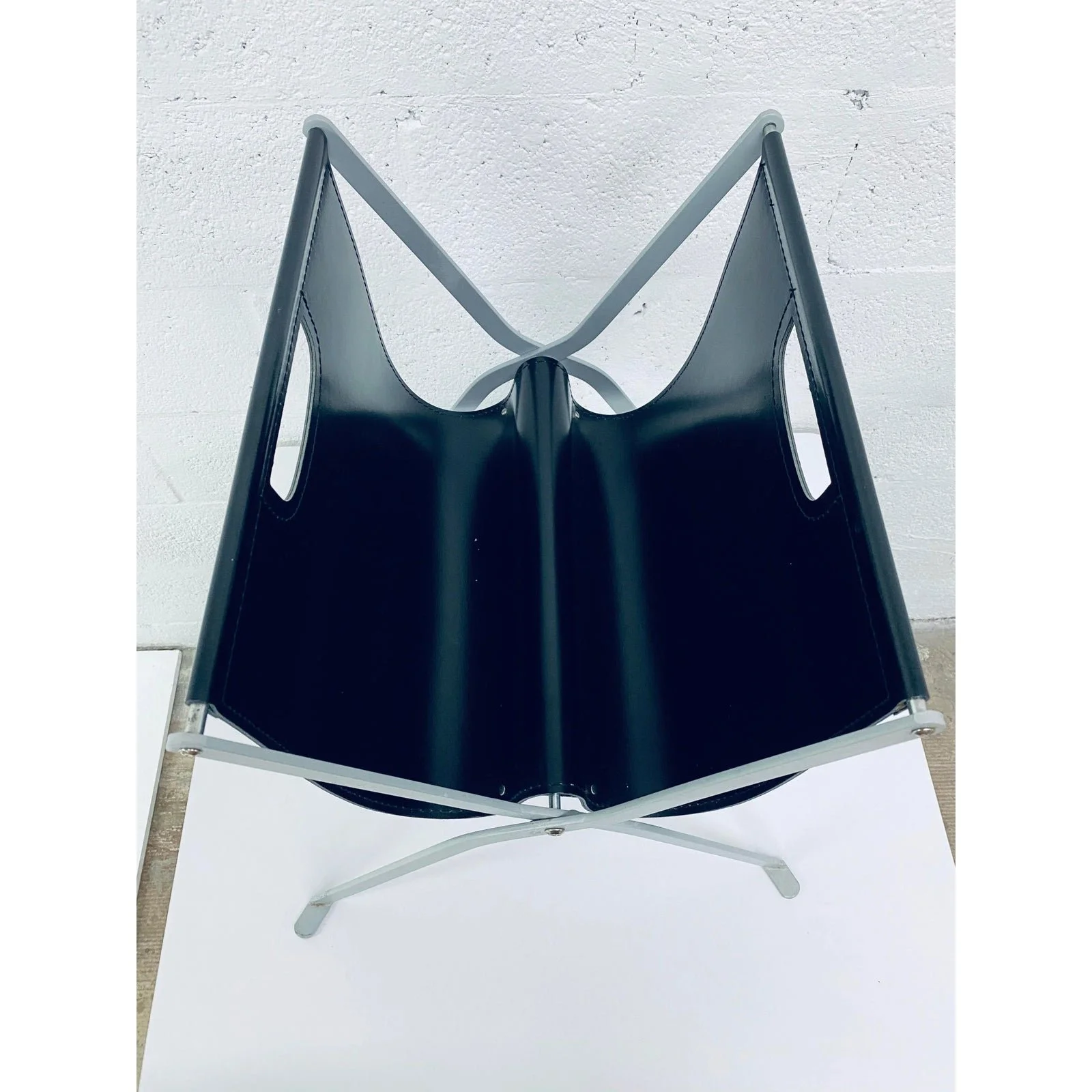 leather-and-steel-foldable-magazine-rack-in-the-style-of-jacques-adnet-5498