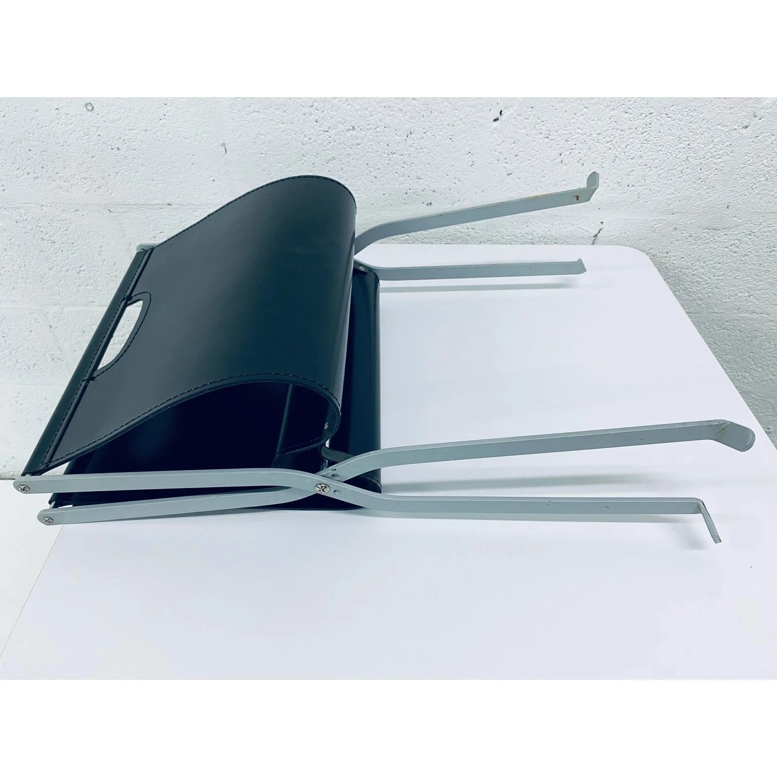 leather-and-steel-foldable-magazine-rack-in-the-style-of-jacques-adnet-8699