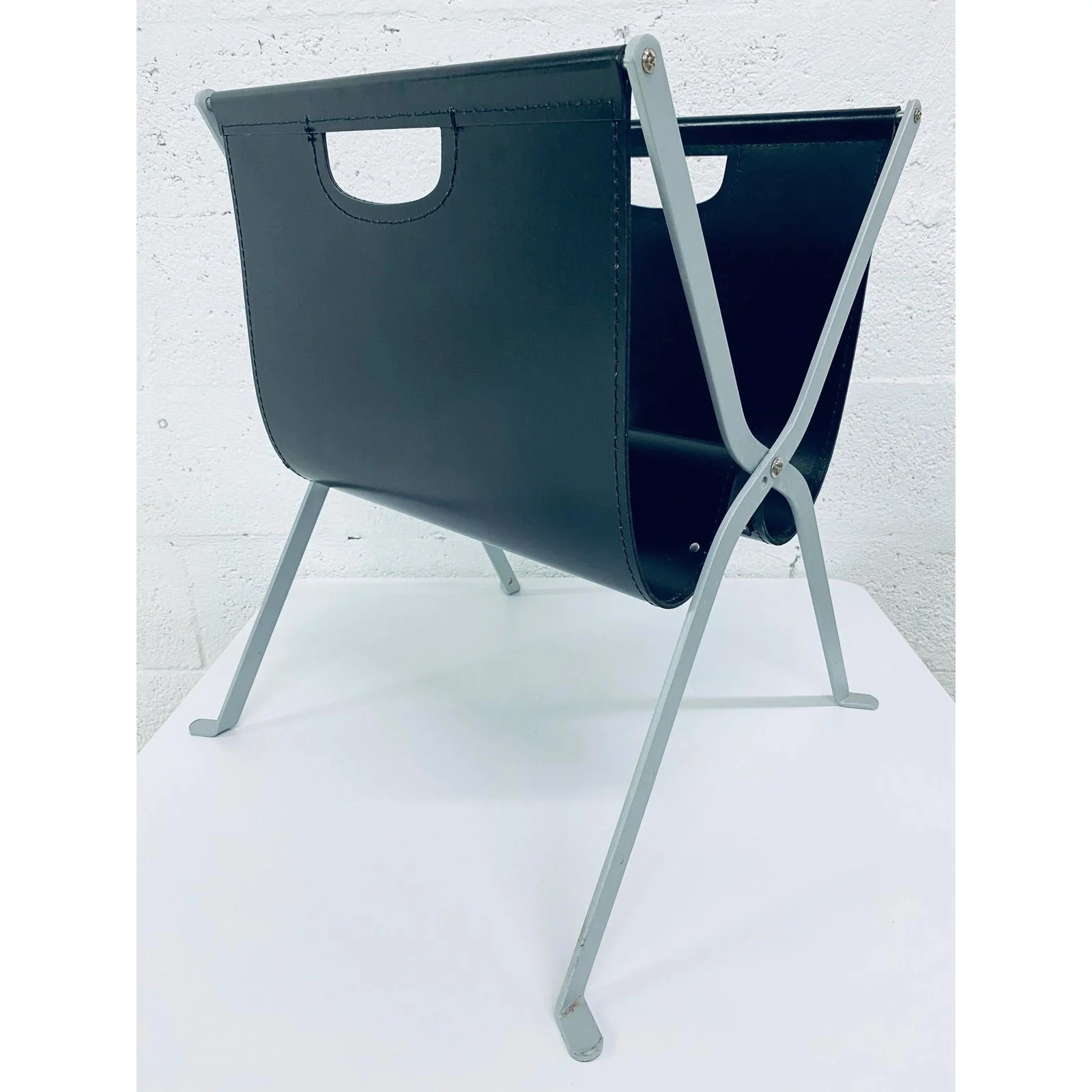 leather-and-steel-foldable-magazine-rack-in-the-style-of-jacques-adnet-5860