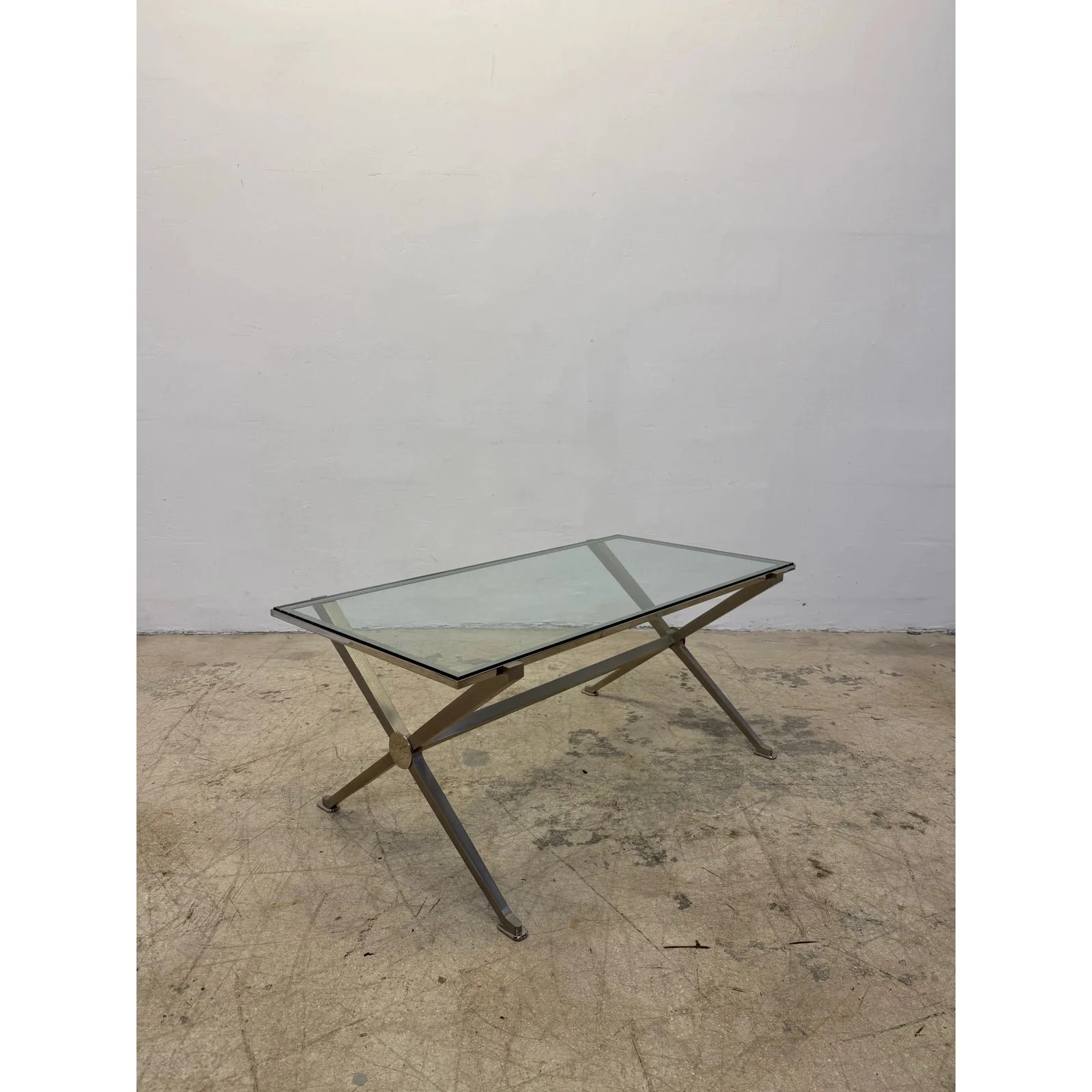 french-art-deco-revival-glass-and-steel-coffee-or-cocktail-table-1970s-1-of-2-6915