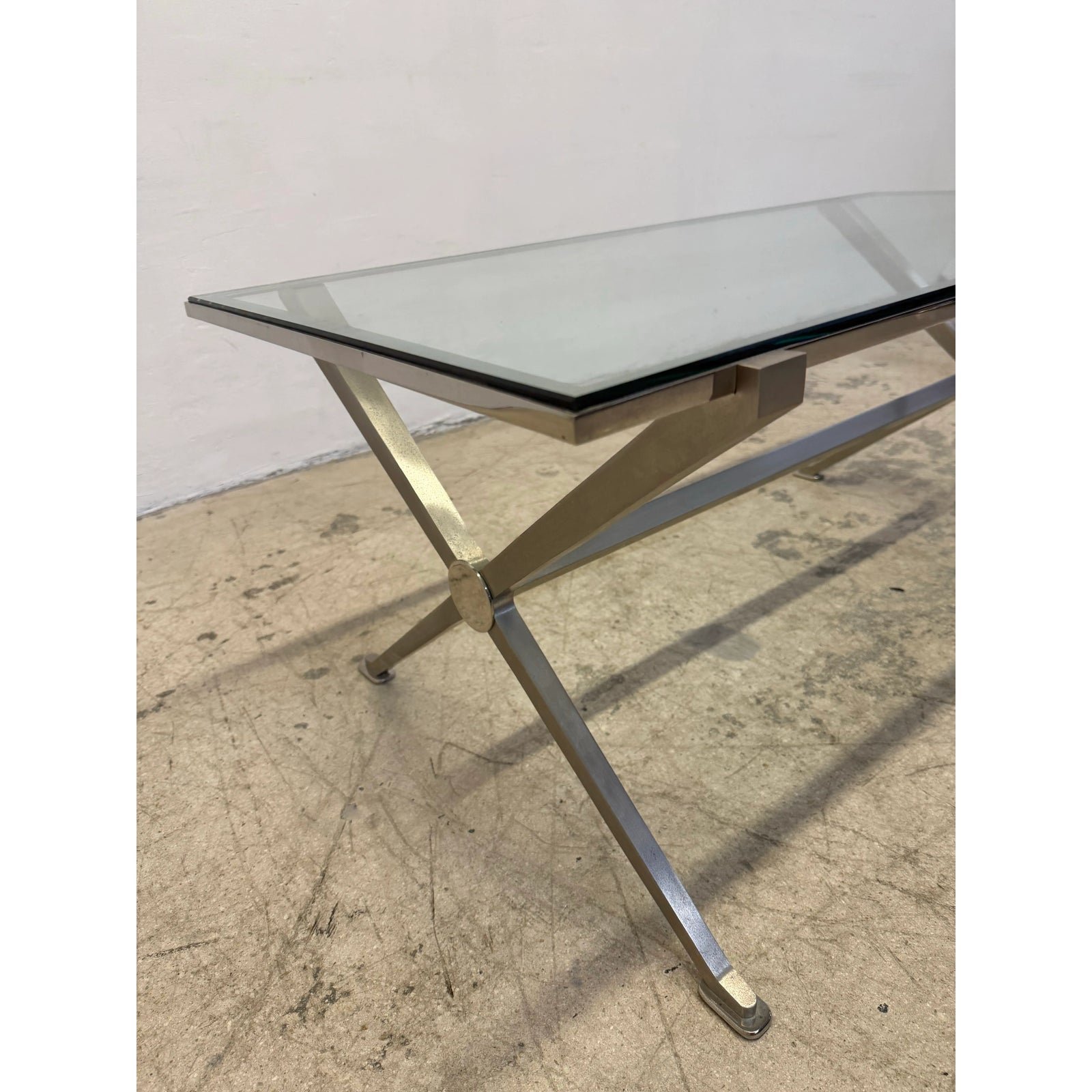 french-art-deco-revival-glass-and-steel-coffee-or-cocktail-table-1970s-1-of-2-4671