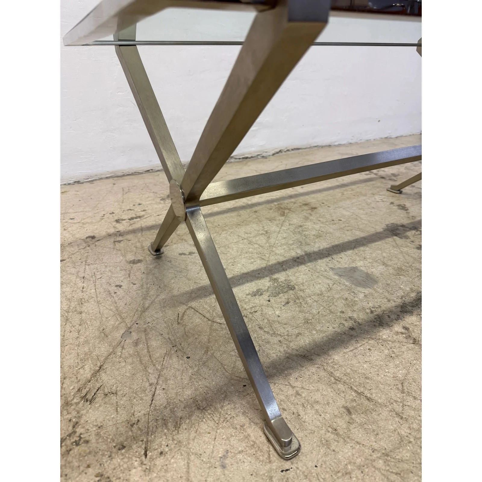 french-art-deco-revival-glass-and-steel-coffee-or-cocktail-table-1970s-2-of-2-4407