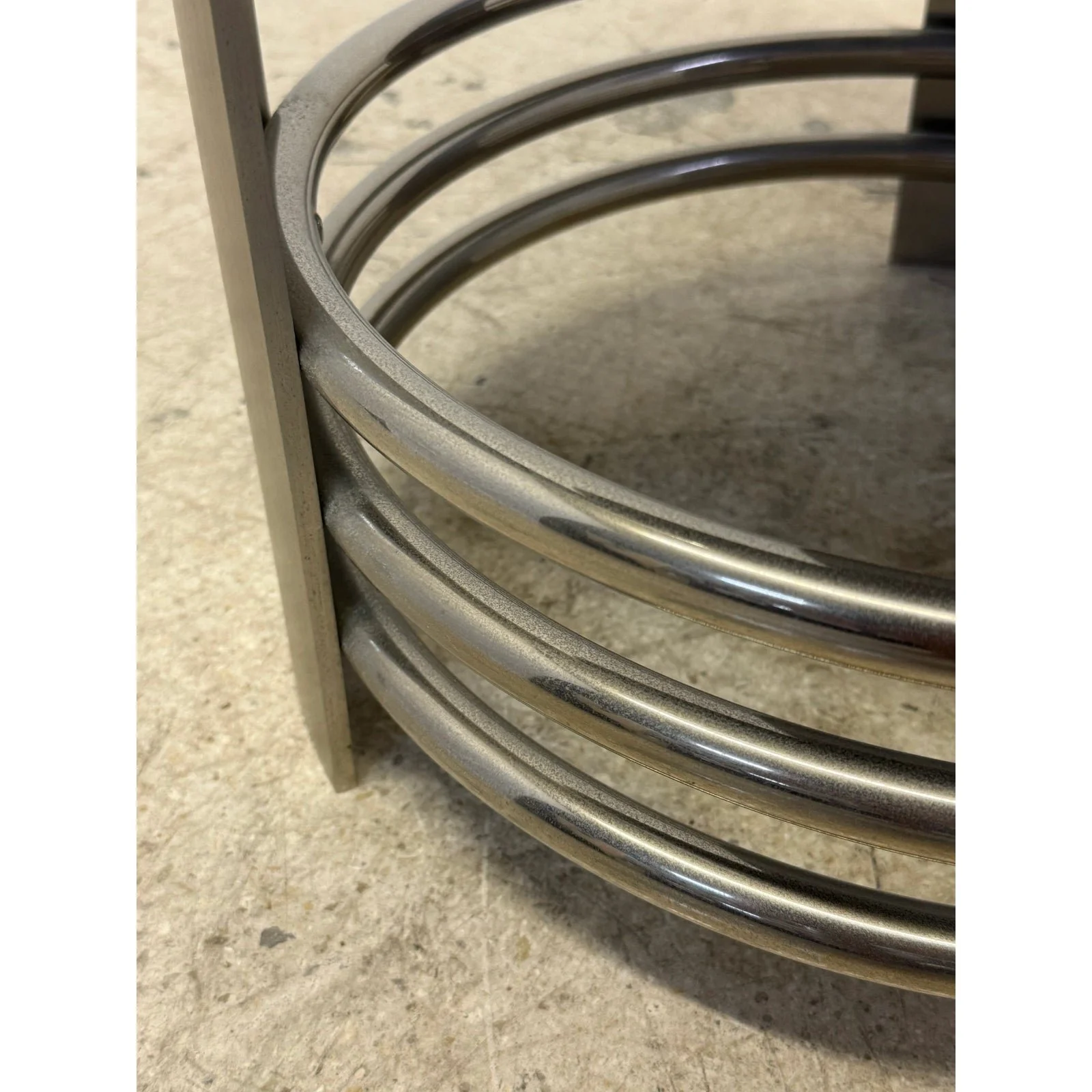 art-deco-revival-brushed-steel-and-chrome-accent-occasional-table-1980