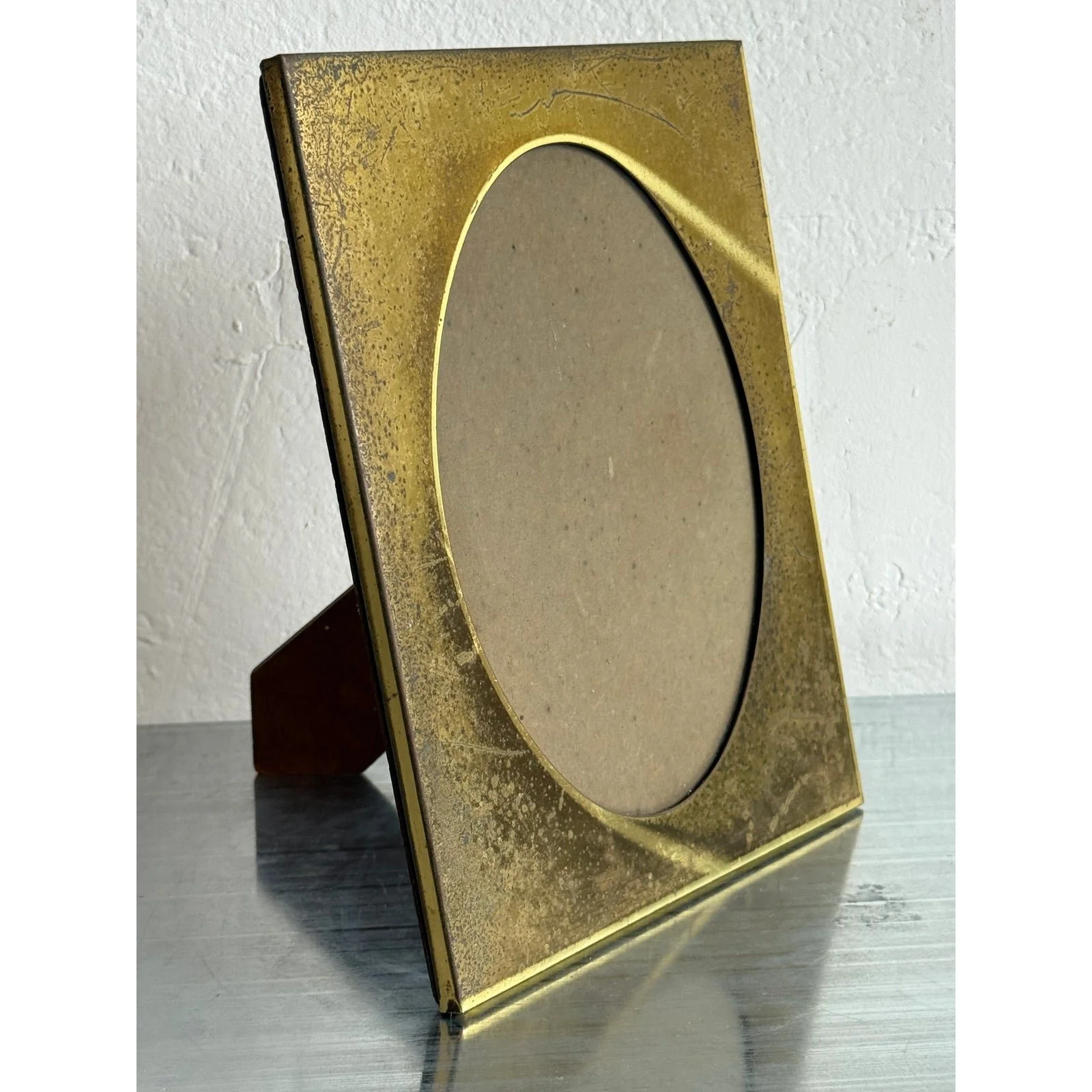brazilian-mid-century-patinated-brass-picture-frame-by-lux-1982