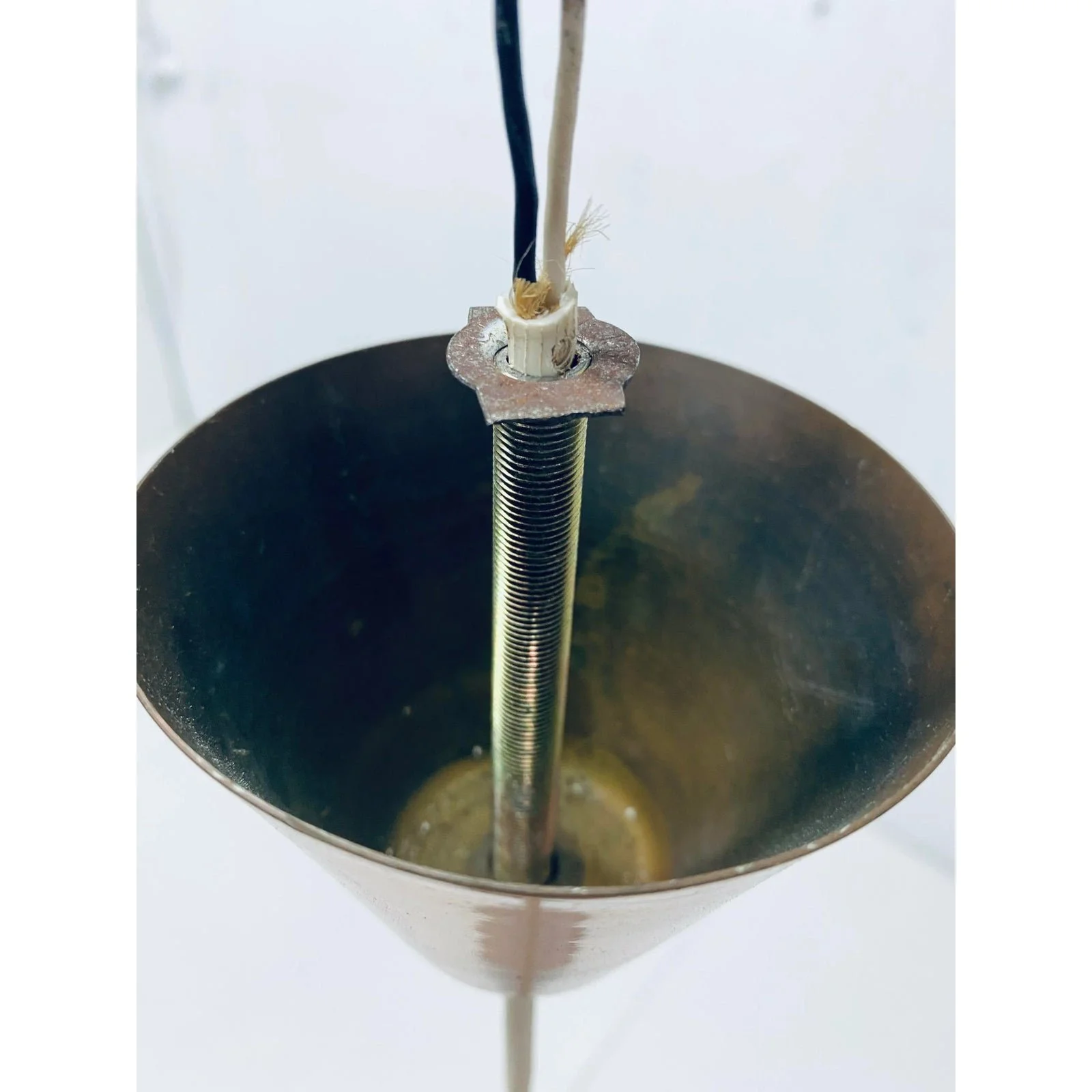 mid-century-danish-modern-copper-cone-pendant-ceiling-lamp-1950