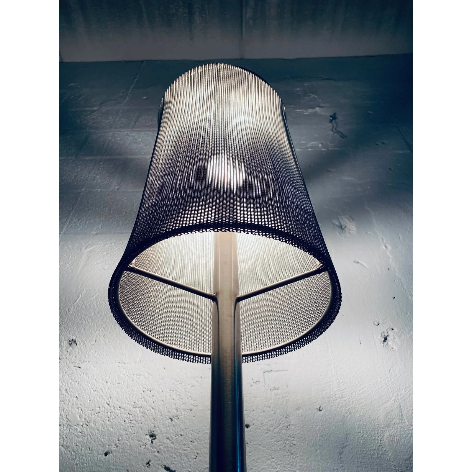 custom-welded-steel-and-mesh-shade-floor-lamp-by-automatic-inc-7904