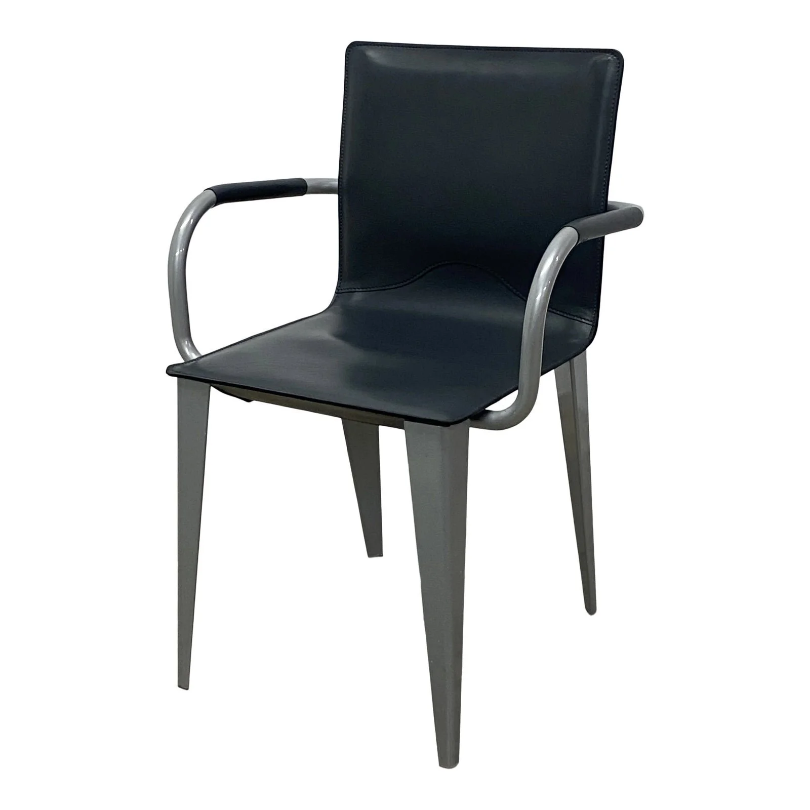 matteo-grassi-1880-dark-gray-leather-arm-chair-8013