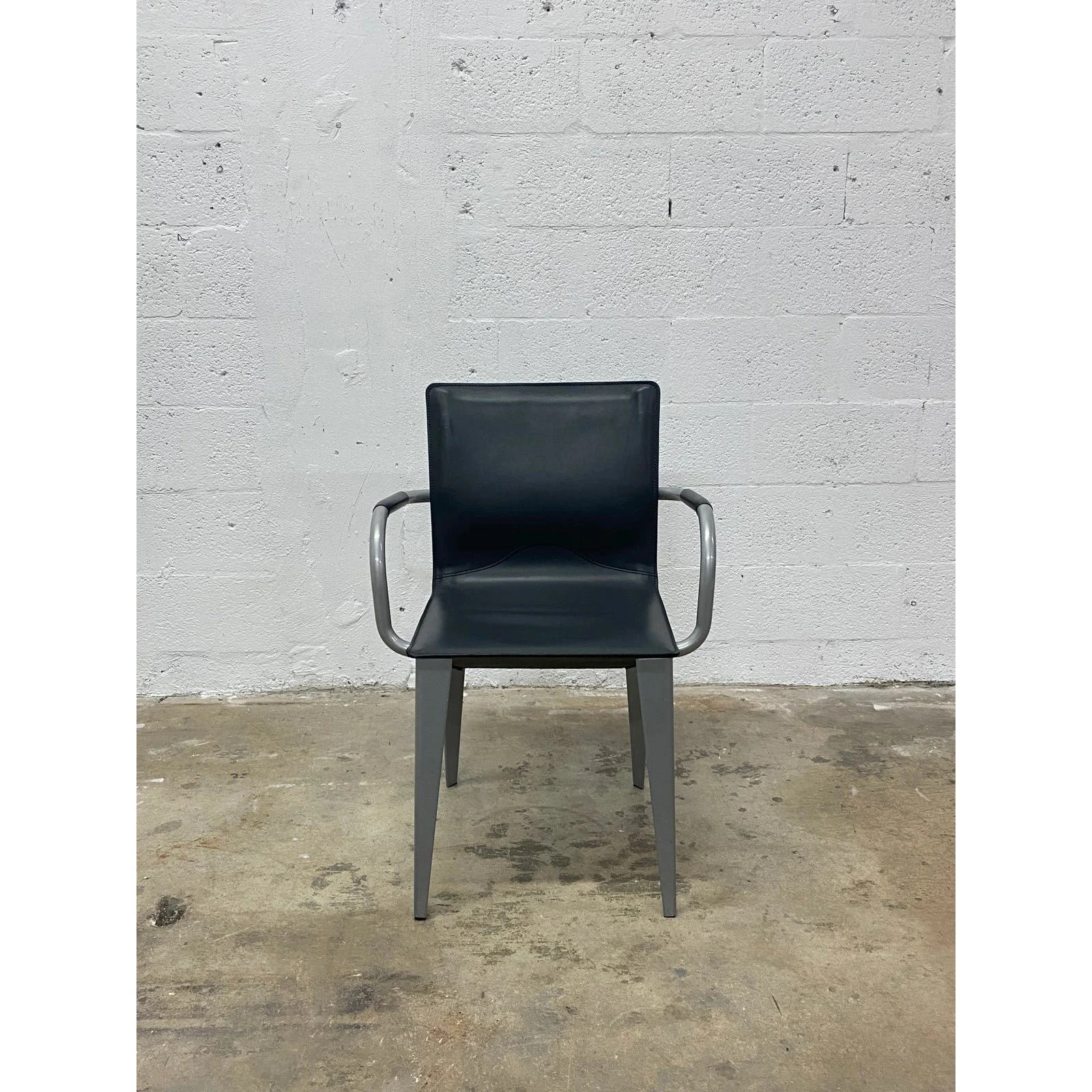matteo-grassi-1880-dark-gray-leather-arm-chair-6073
