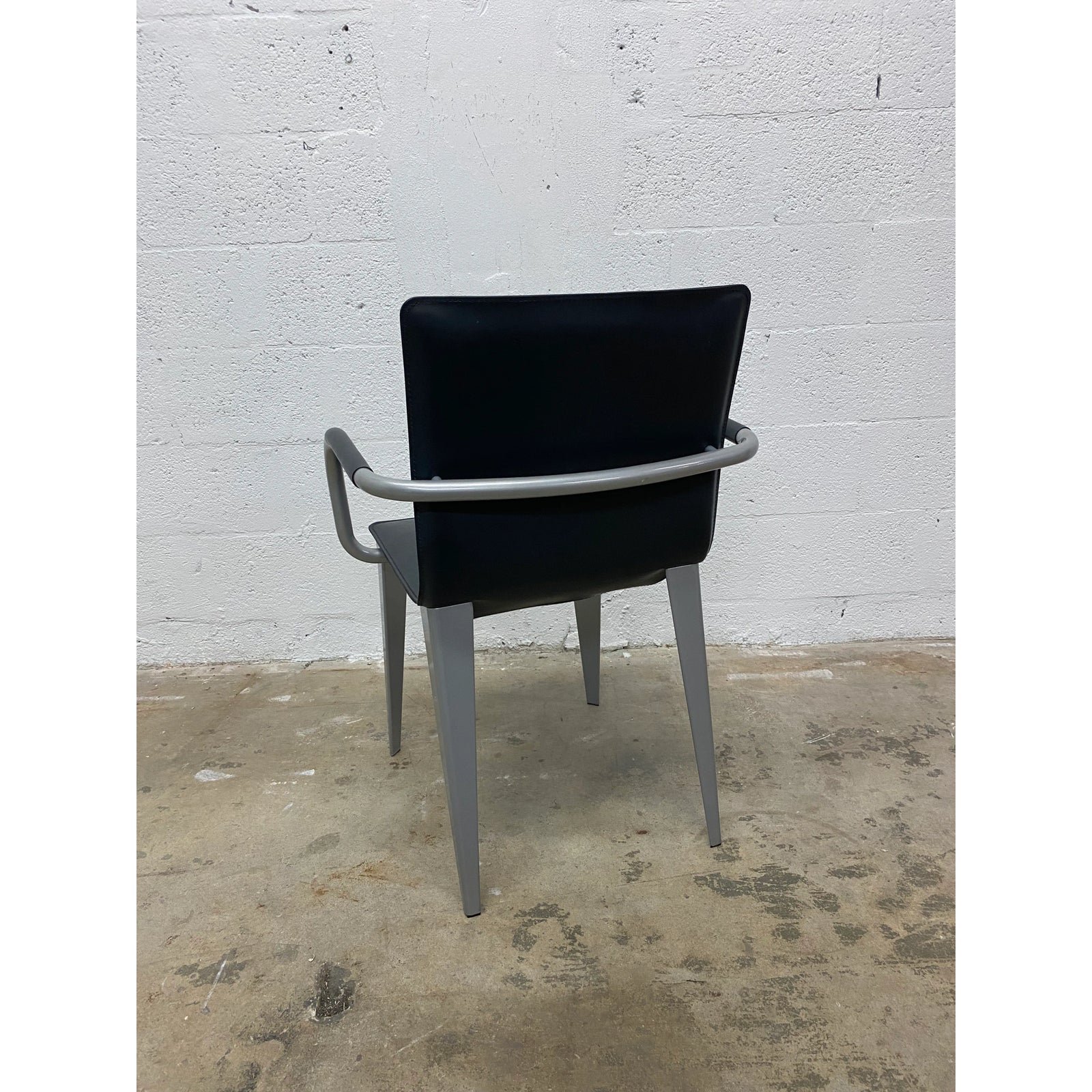 matteo-grassi-1880-dark-gray-leather-arm-chair-2995