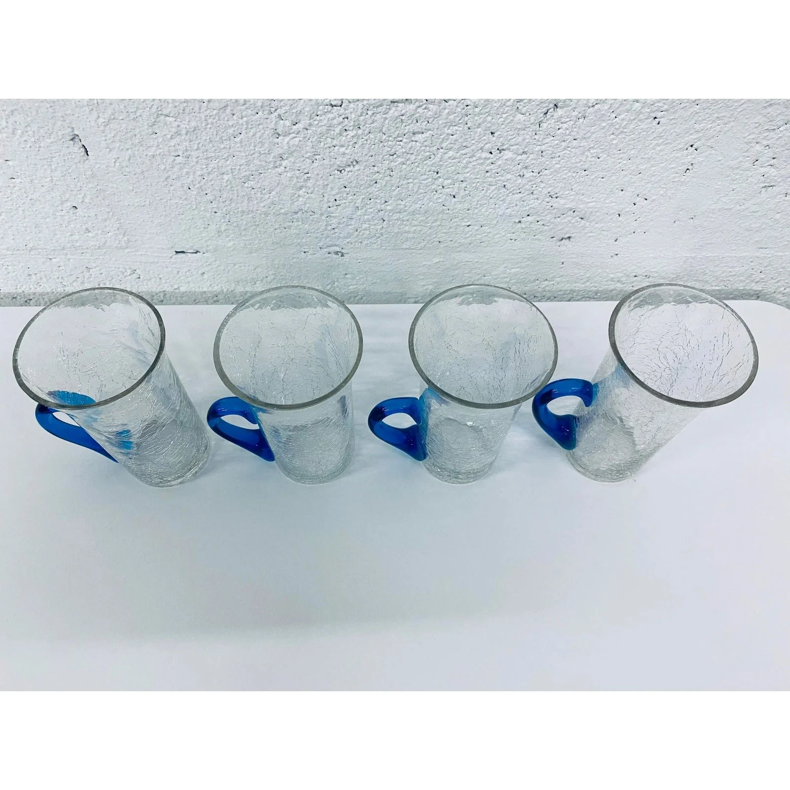 crackle-glass-pitcher-and-tumbler-set-by-morgantown-0963
