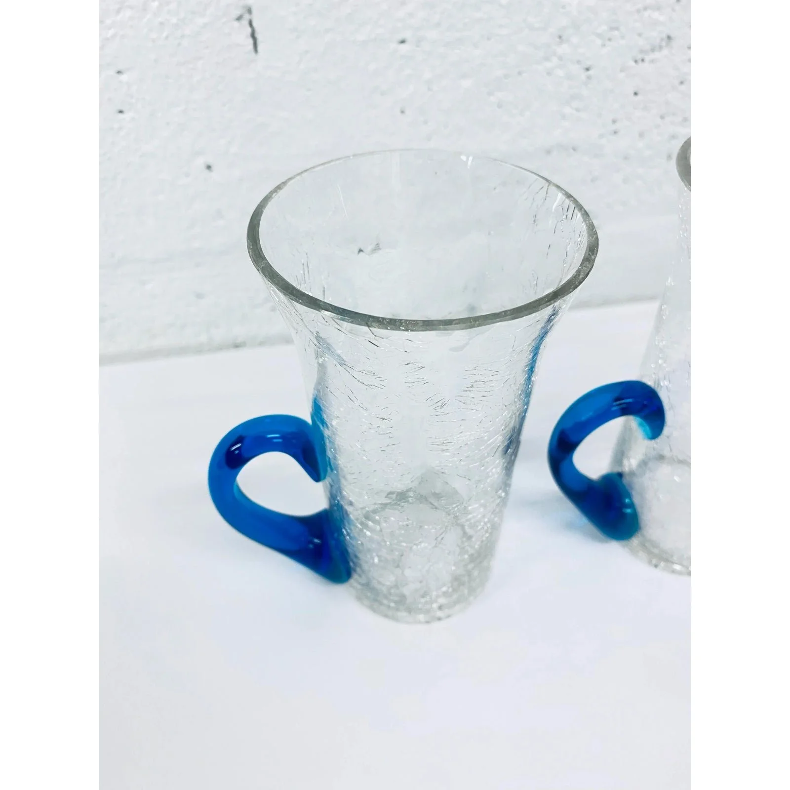 crackle-glass-pitcher-and-tumbler-set-by-morgantown-0095