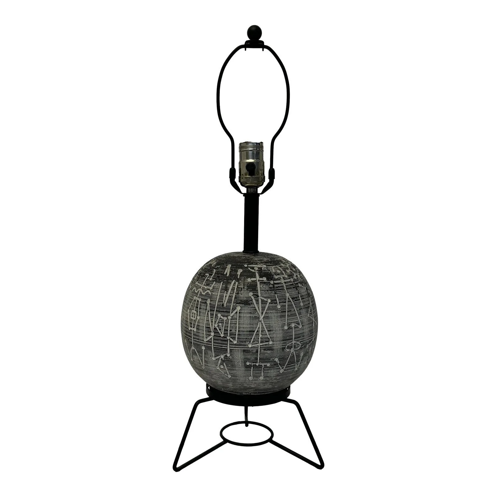 mid-century-modern-tribal-motif-table-lamp-faip-1960s-9098