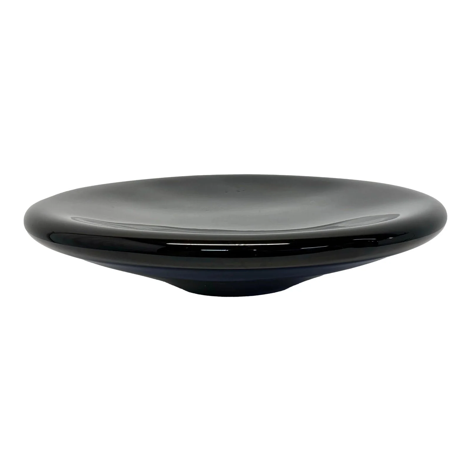 postmodern-black-handcrafted-blown-glass-bowl-1980s-5662