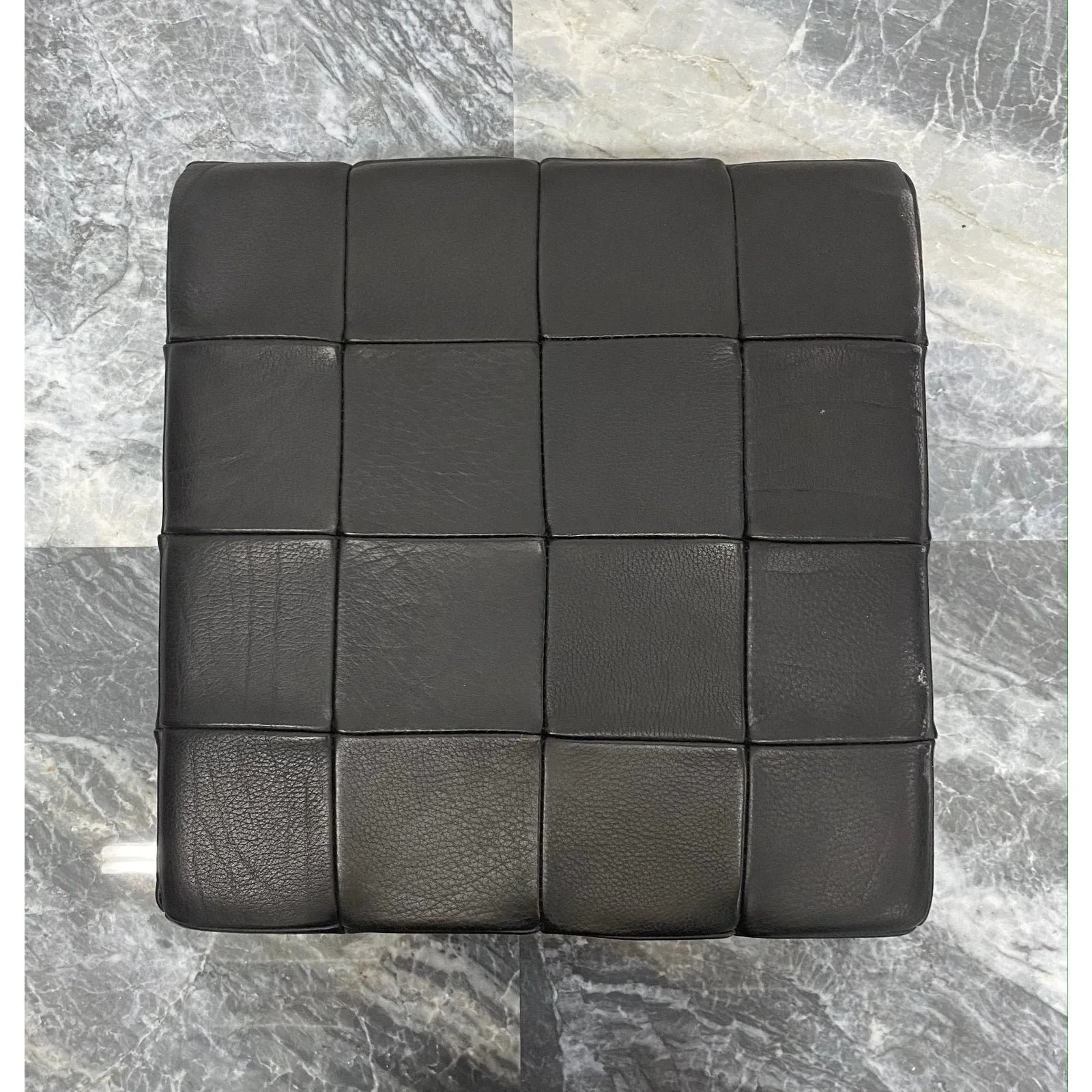 patchwork-black-leather-puff-or-ottoman-denmark-1970