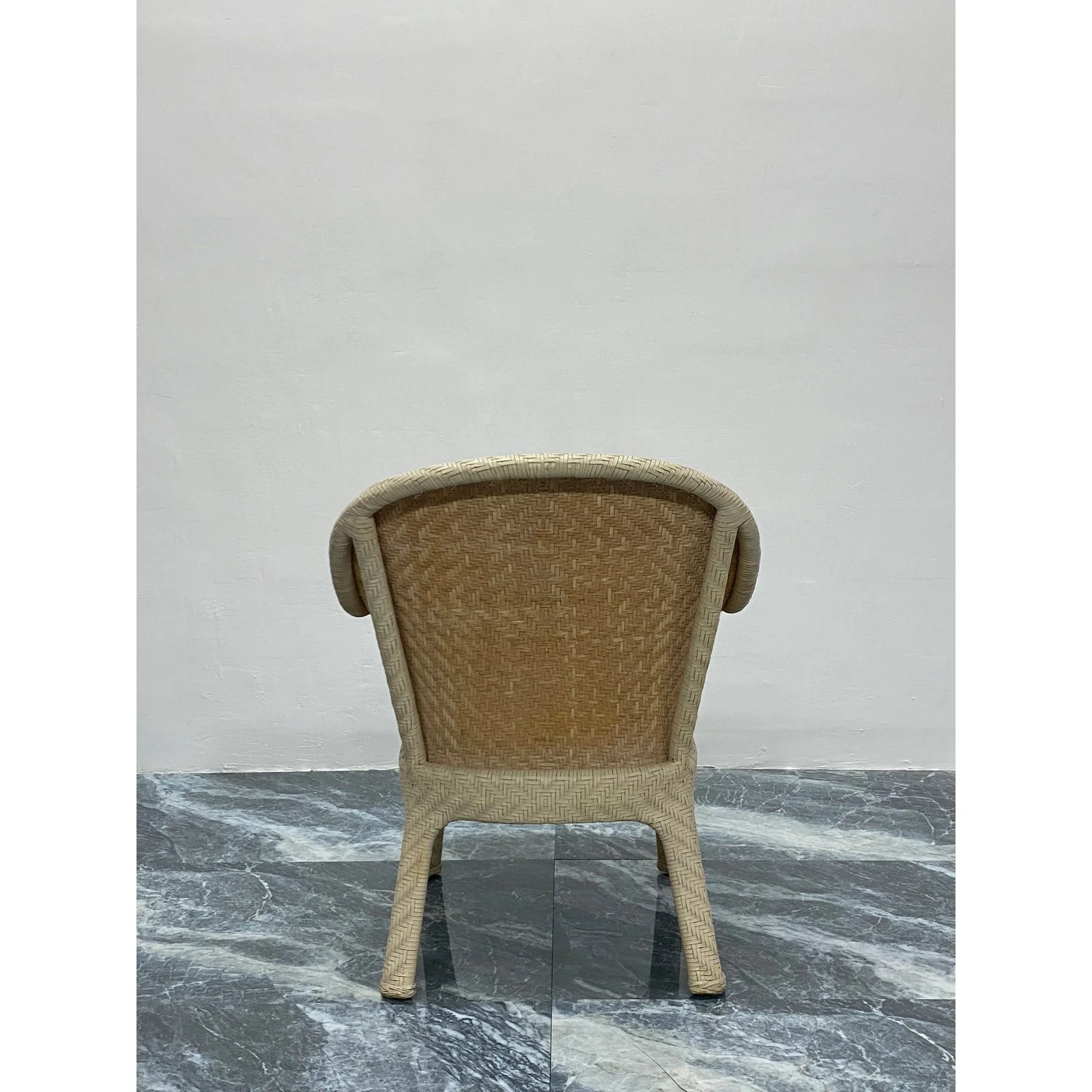 cream-woven-leather-arm-chair-with-original-boucle-cushioned-seat-8221