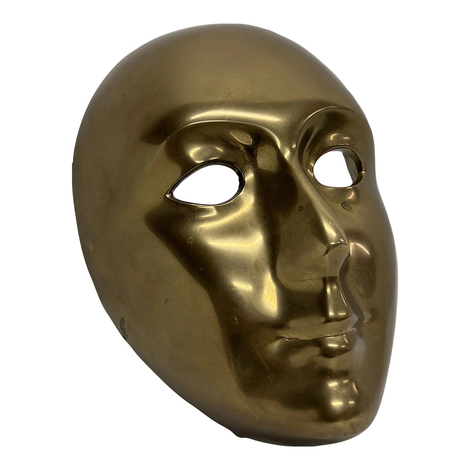 polished-bronze-venetian-mask-sculpture-by-volere-1994-6606