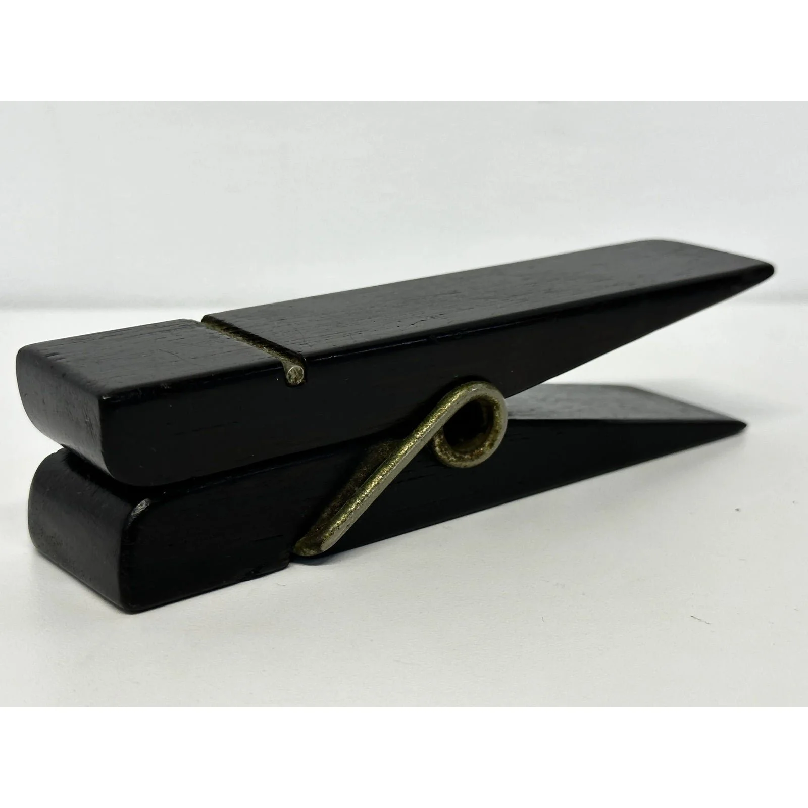 brazilian-mid-century-jacaranda-paperclip-paperweight-sculpture-1960