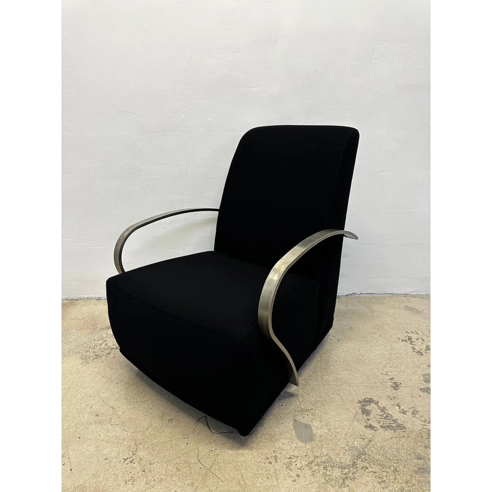 art-deco-revival-black-lounge-chairs-with-steel-arms-by-directional-a-pair-5758