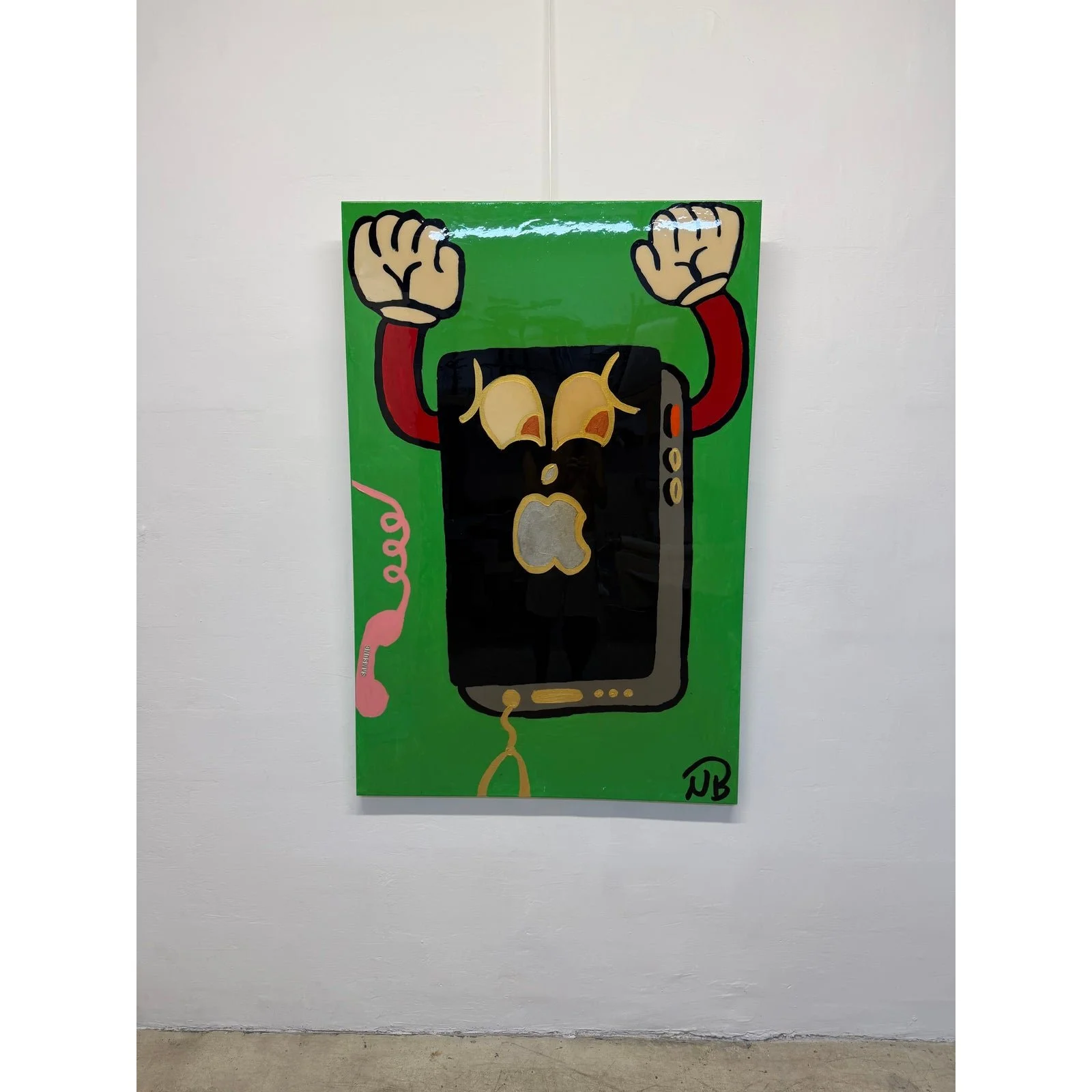 modern-pop-art-resin-over-acrylic-on-canvas-painting-signed-nb-3333