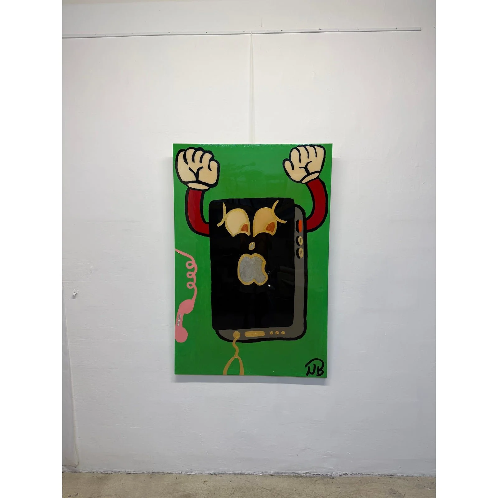 modern-pop-art-resin-over-acrylic-on-canvas-painting-signed-nb-4136
