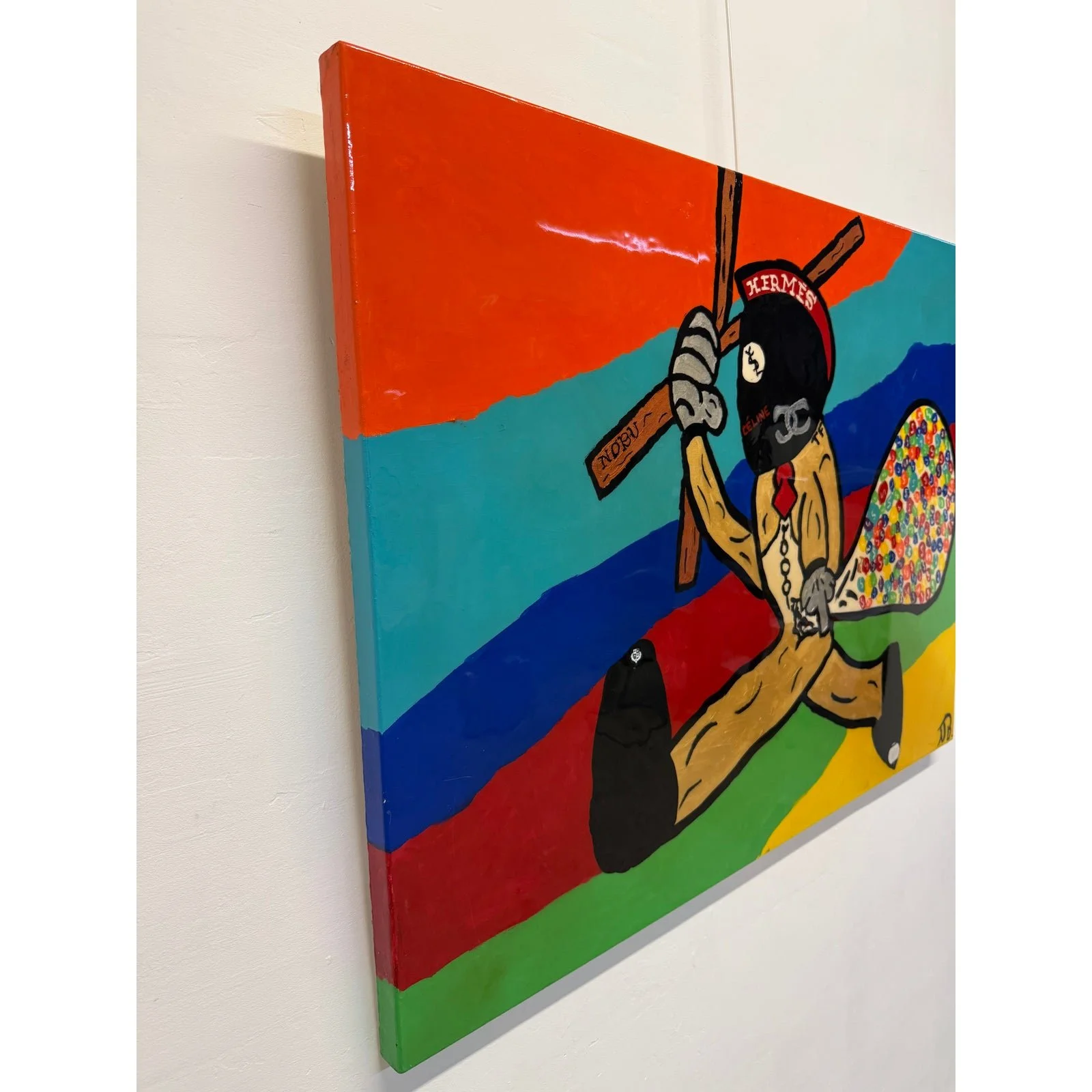 modern-pop-art-resin-over-acrylic-on-canvas-painting-signed-nb-3750