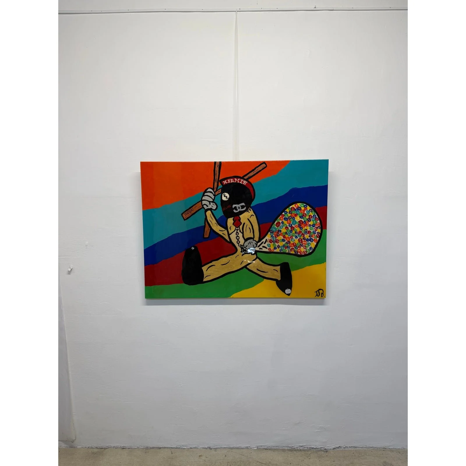 modern-pop-art-resin-over-acrylic-on-canvas-painting-signed-nb-4673
