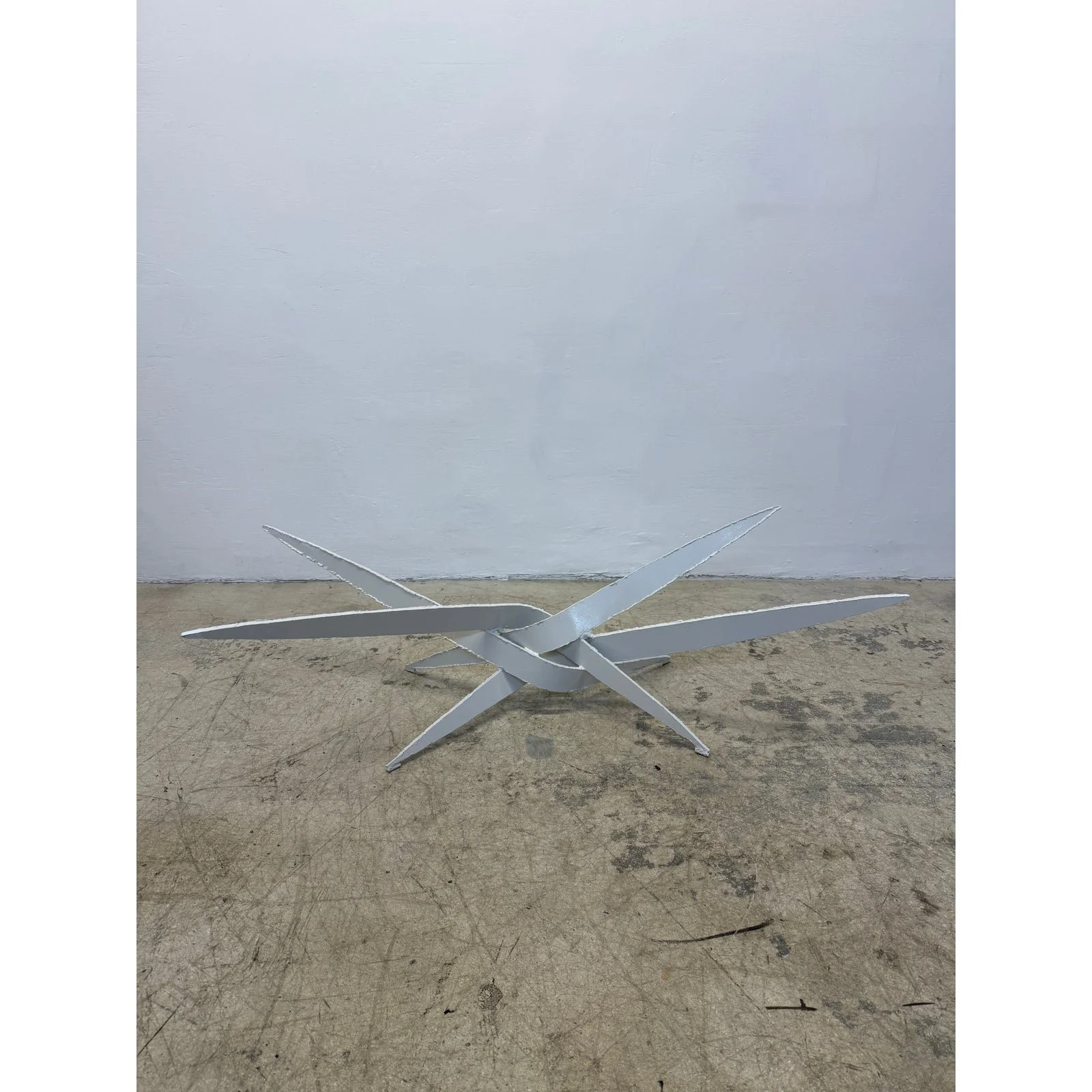 silas-seandel-attrb-brutalist-torch-cut-white-lacquer-steel-coffee-table-base-9762