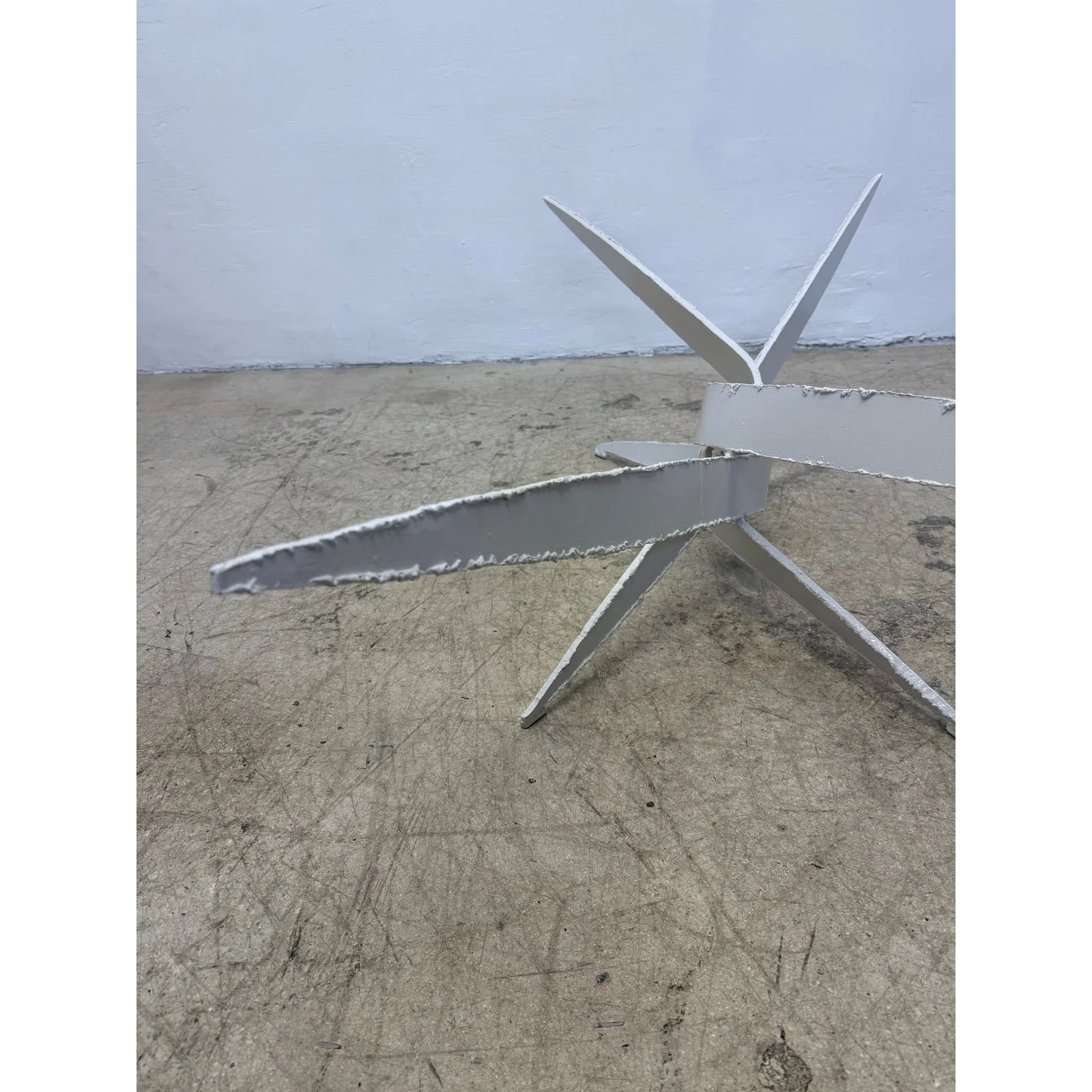 silas-seandel-attrb-brutalist-torch-cut-white-lacquer-steel-coffee-table-base-7513