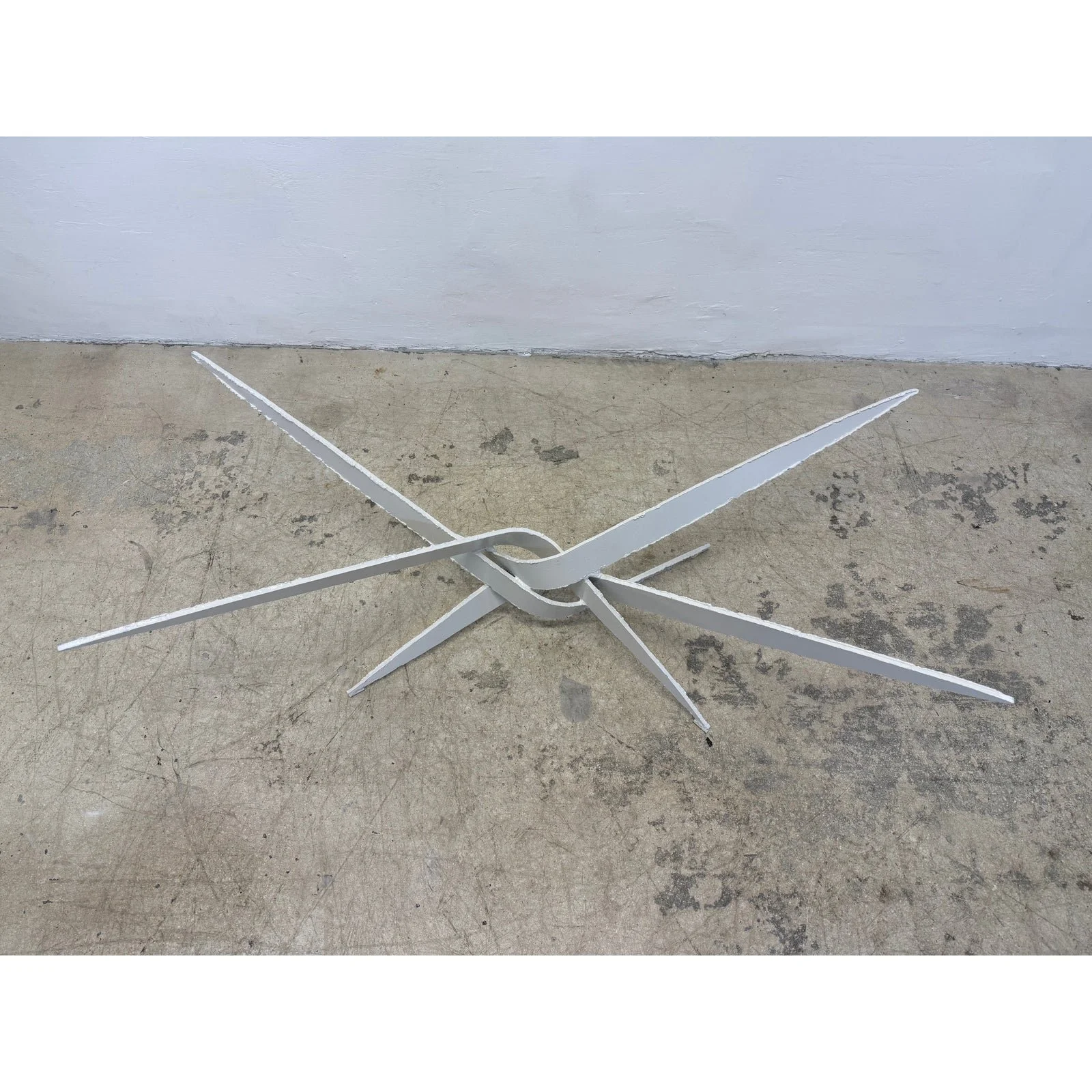 silas-seandel-attrb-brutalist-torch-cut-white-lacquer-steel-coffee-table-base-1398